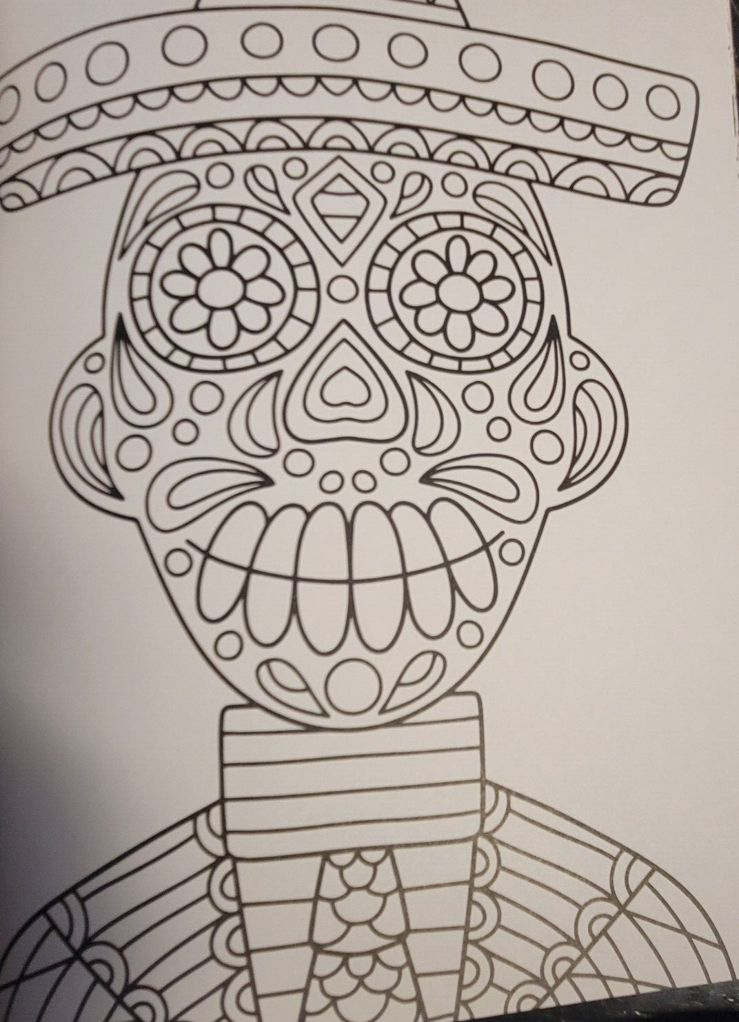 DAY OF THE DEAD Vol 5 Adult Coloring Book With 47 Prints Ready To Frame