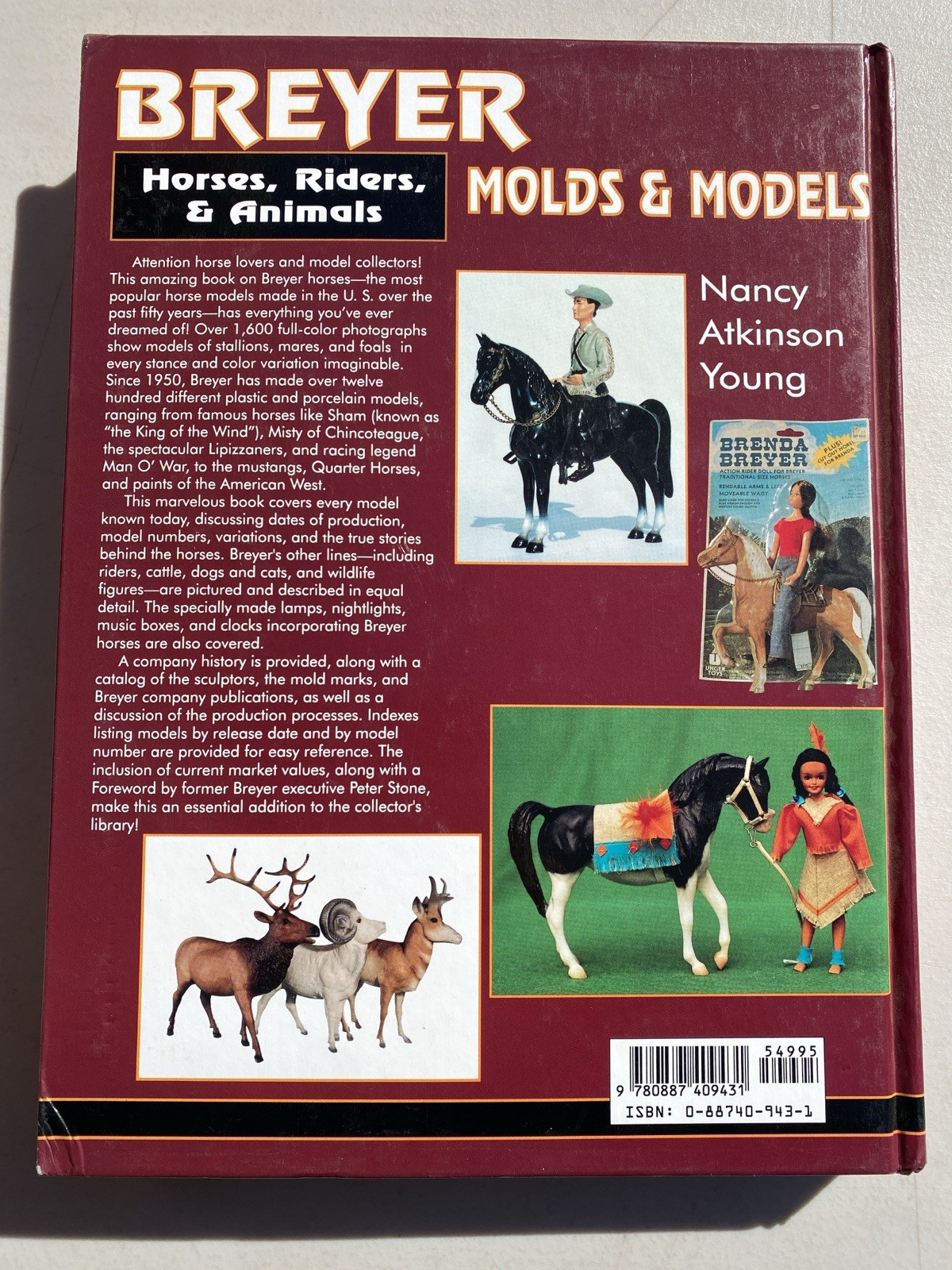 Breyer Horses,Riders & Animals Molds & Models 1950-1995 HC