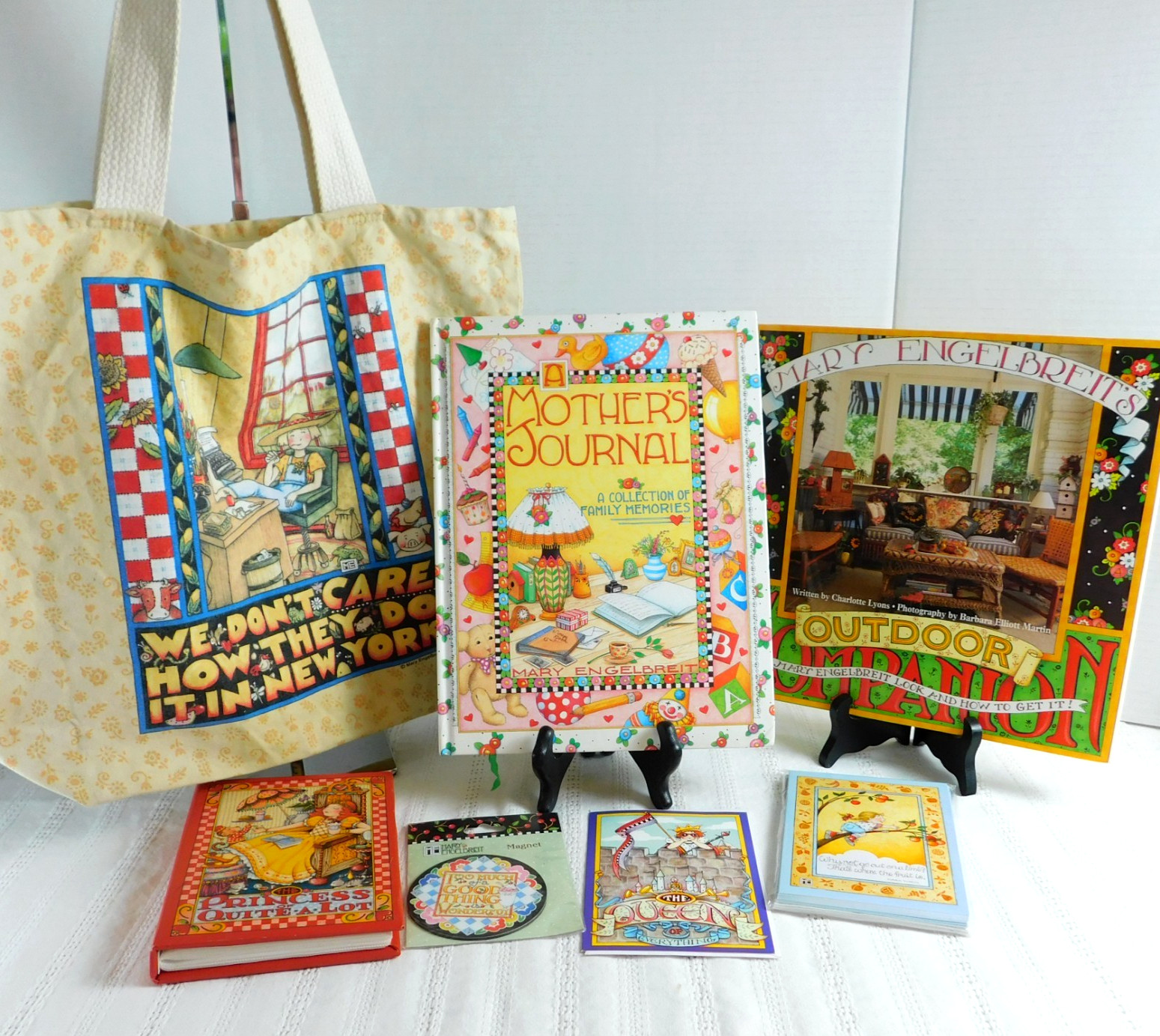 Mary Engelbreit Book Tote Cards Lot of 7 items Collectibles Vintage New & Used !