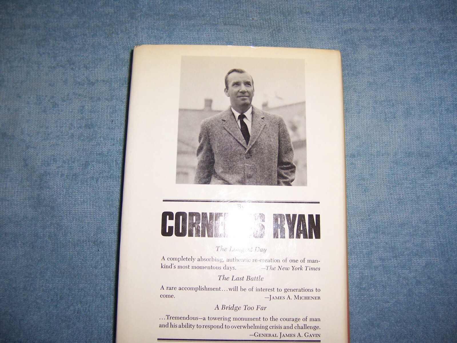 A BRIDGE TOO FAR by Cornelius Ryan/1st Ed/HCDJ/Military/WWII 1939-1945