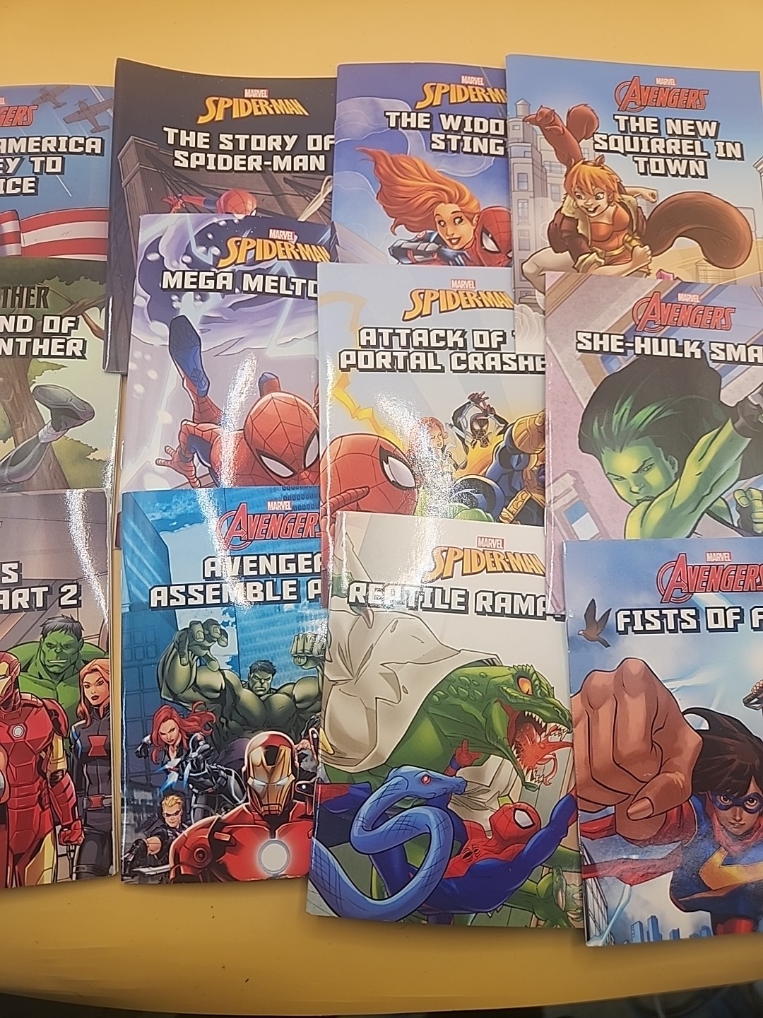 Lot 16 Marvel Children’s Mini Books Spider-Man Autumn Publishing Paperback 2023