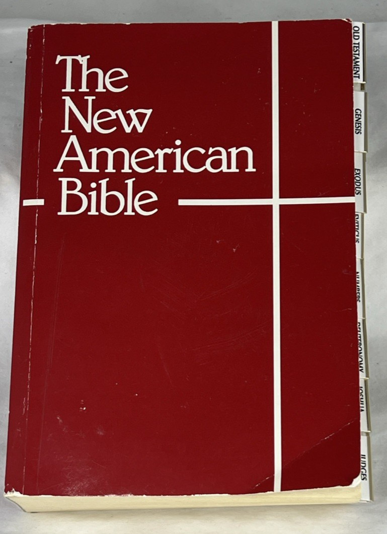 The New American Bible Paperback Revised by World Catholic Press Tabbed Chapters