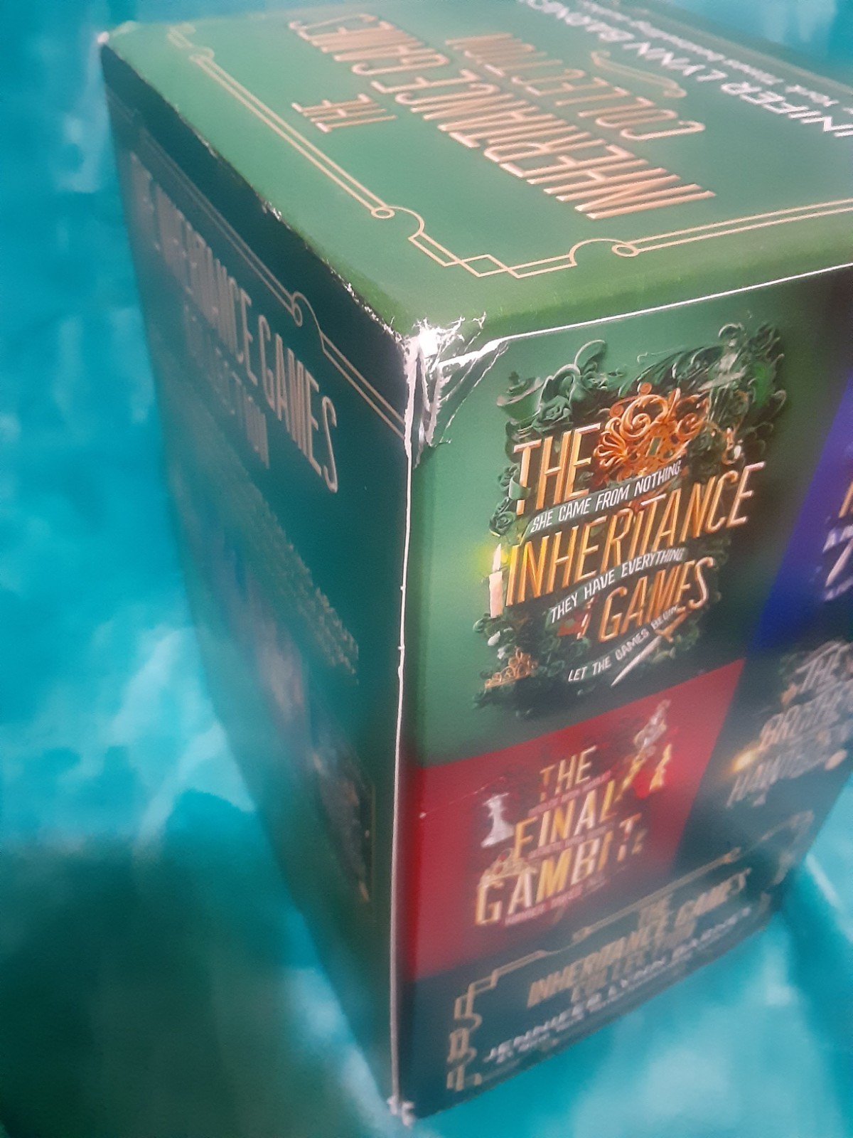 The Inheritance Games Collection by Jennifer Lynn Barnes. 4 Book box set! =]