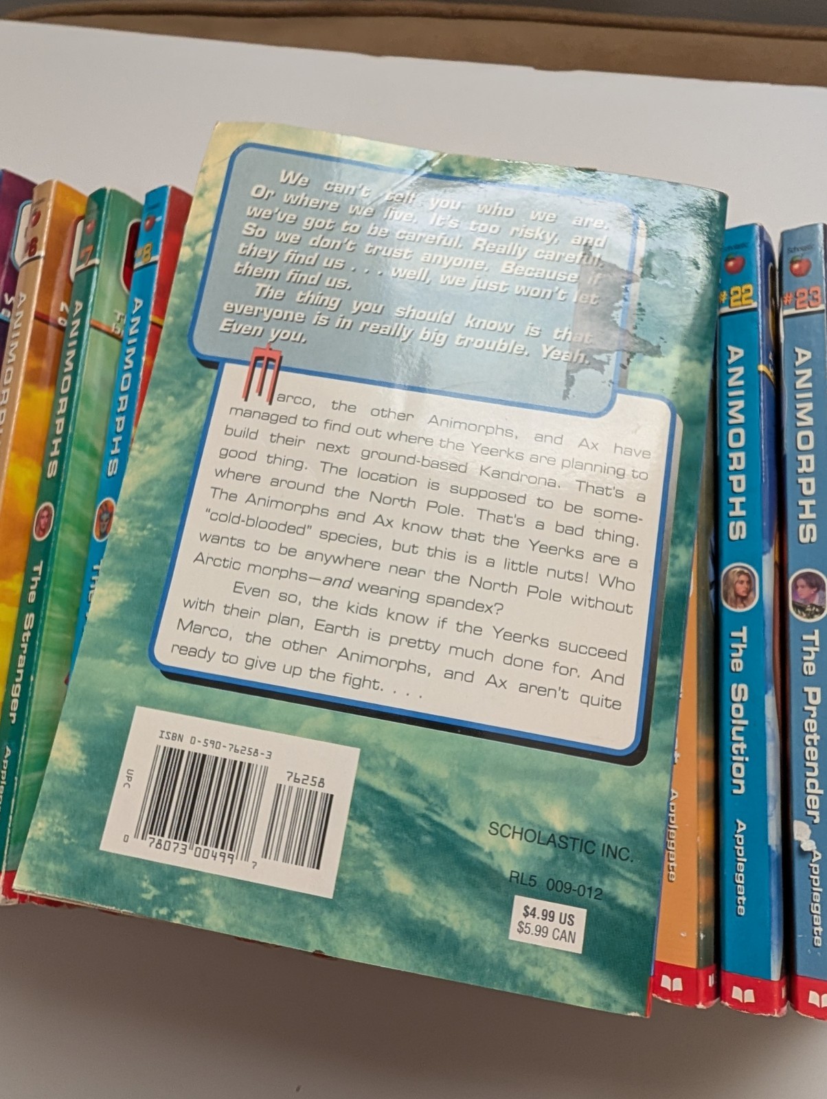 Lot of 24 Animorphs Scholastic Paperback Books K.A. Applegate