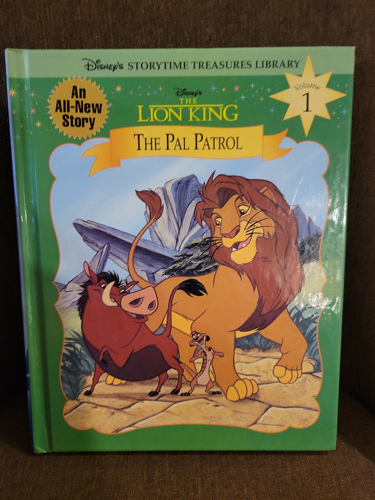 “Lion King The Pal Patrol” Hardcover Book Disney’s Storytime Treasures Library