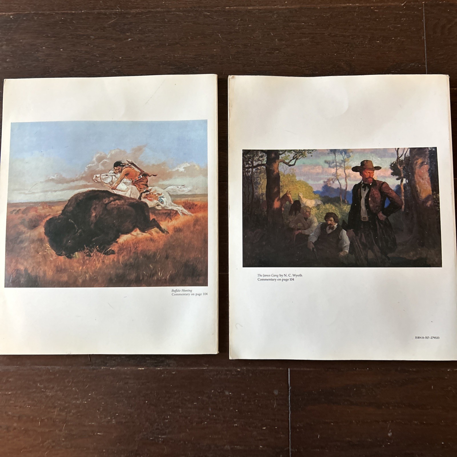 Paintings Of The Old American West 100 Total posters 2 Book Lot Russell Broder