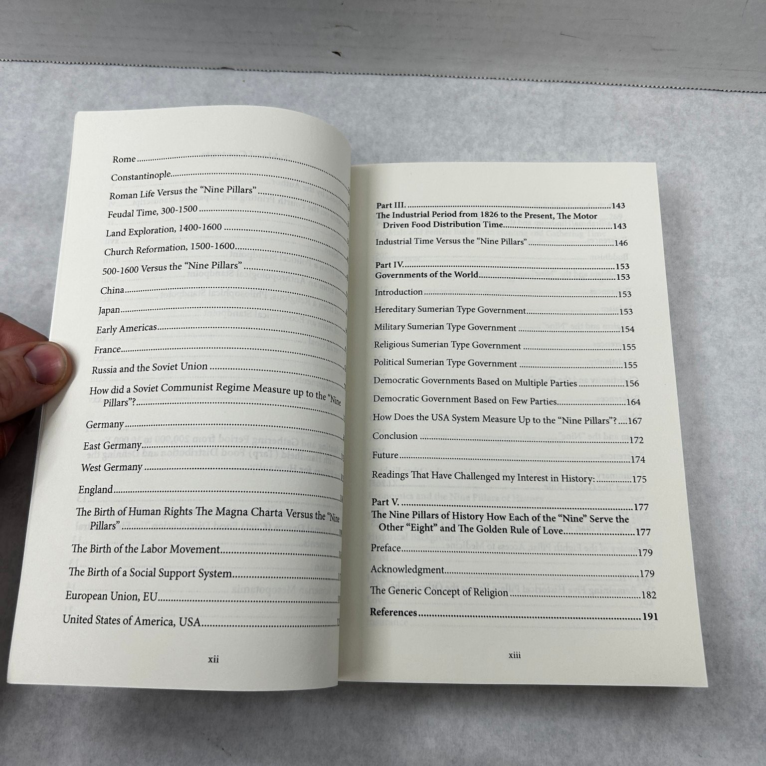 The Nine Pillars of History by Gunnar Sevelius M.D. 2010 Fourth Ed. Expanded