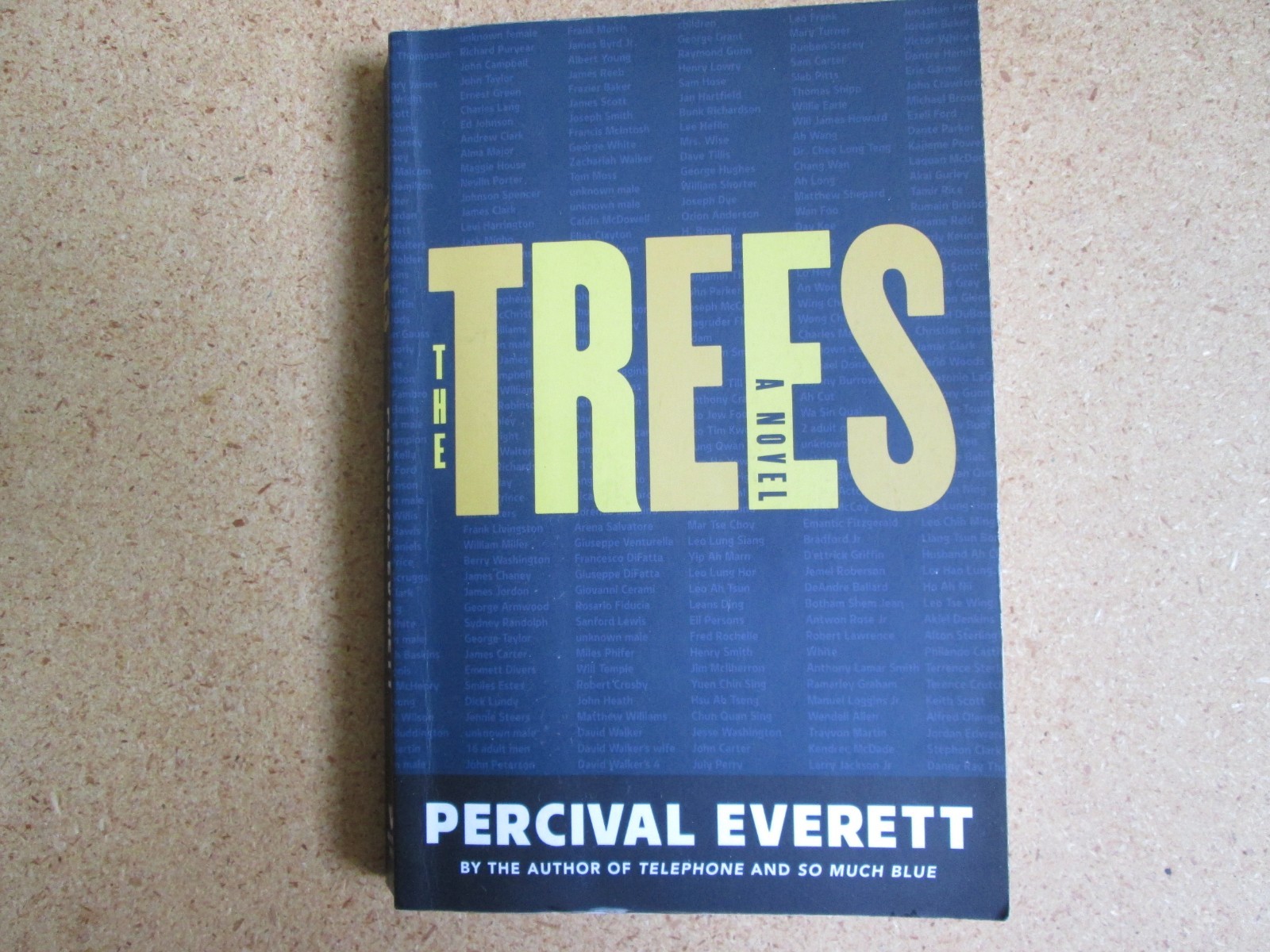 Percival Everett paperback The Trees 1st printing Graywolf Press