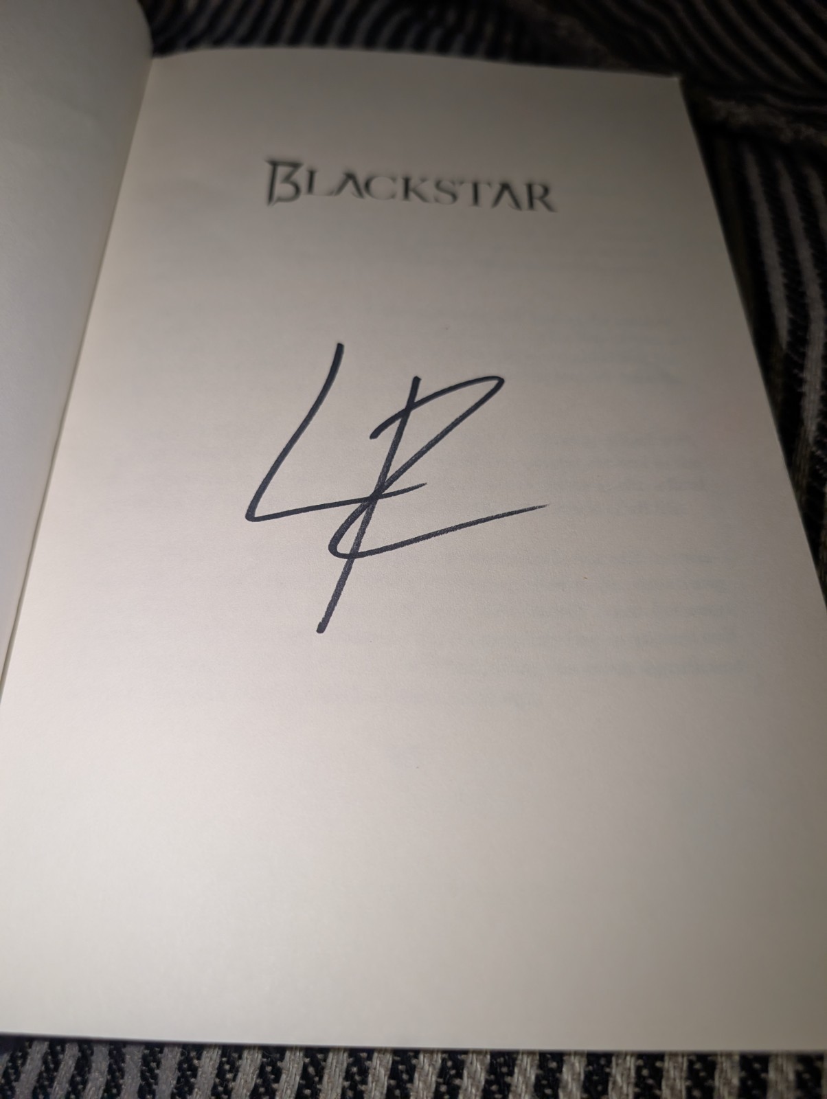 Blackstar Book by Lukas Ryan Softcover Signed Autographed Archway Publishing