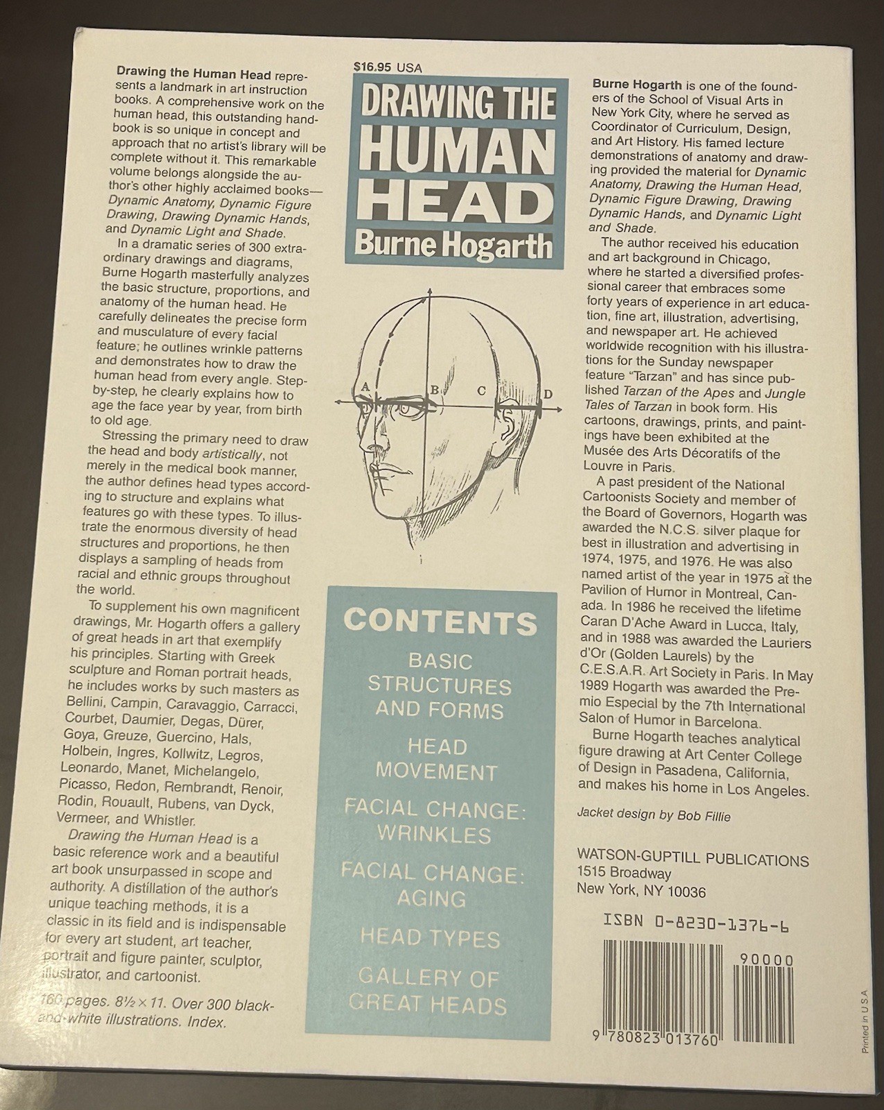Drawing the Human Head by Burne Hogarth PB – Good