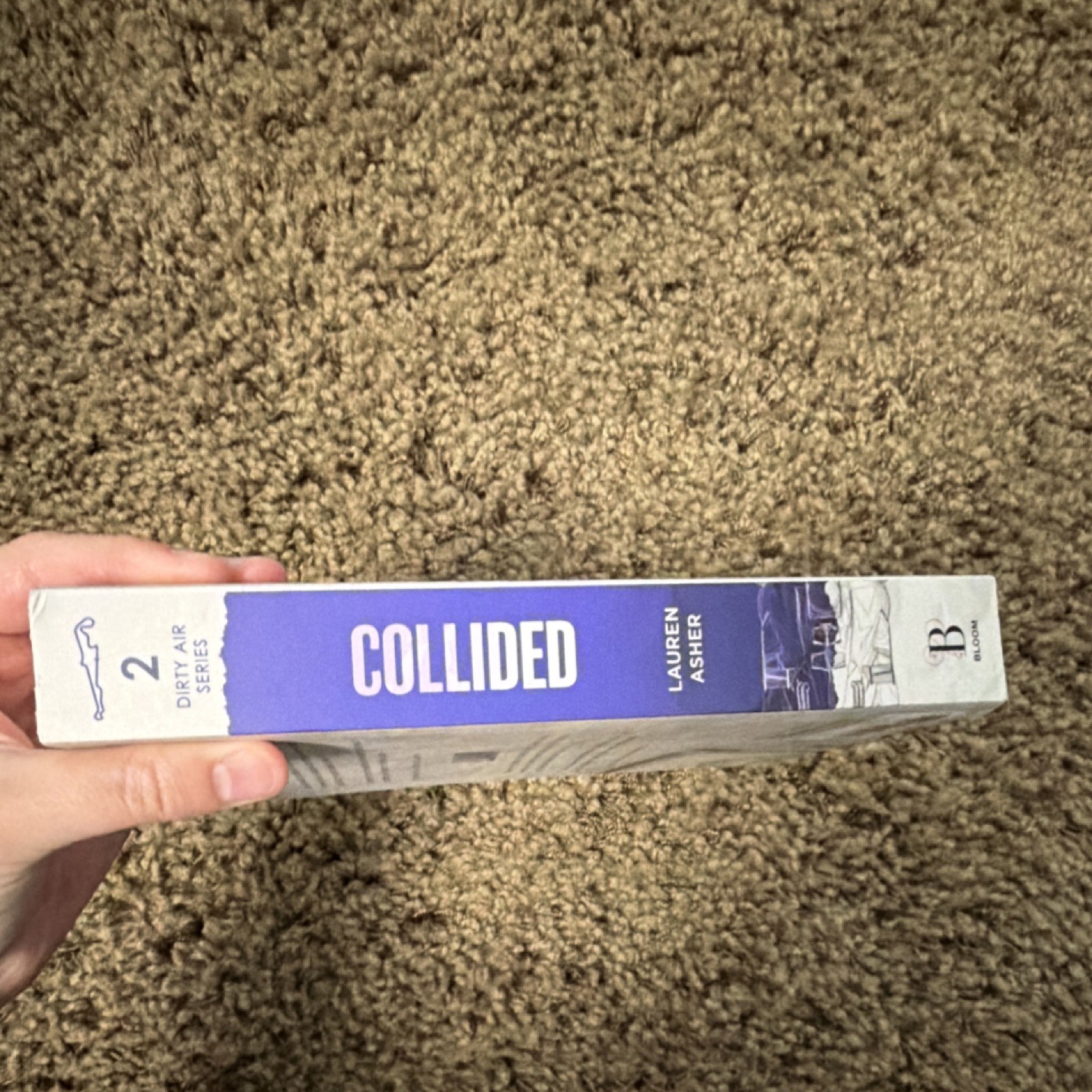 Collided by Lauren Asher, Paperback Bloom Books Dirty Air Series, Formula 1 Rom…
