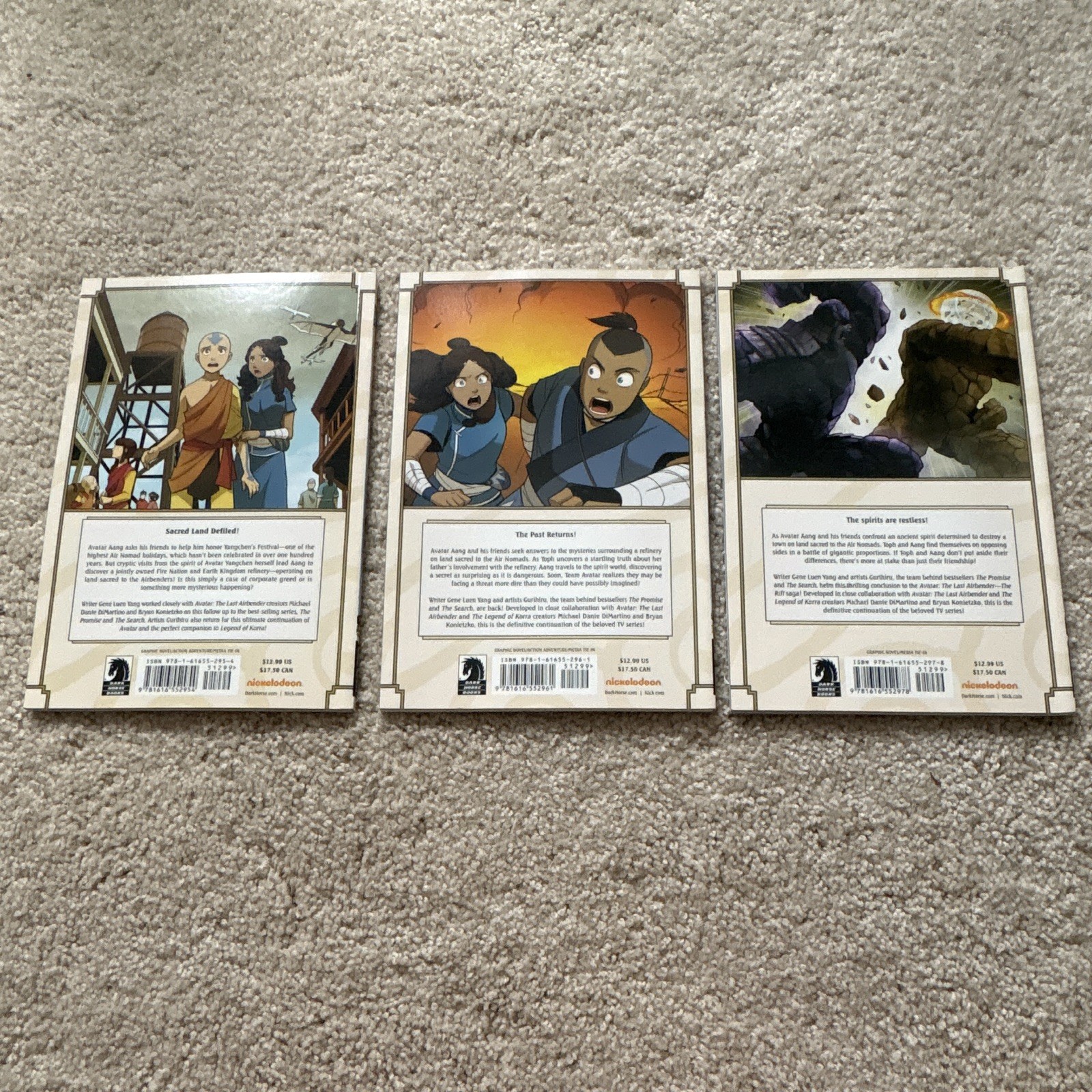 Dark Horse Avatar: The Last Airbender The Rift Parts 1-3 PB Gene Luen Yang