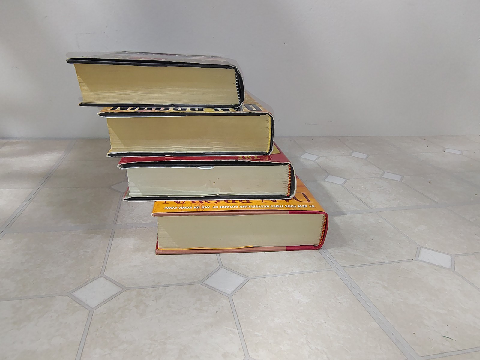 Robert Langdon: First 4 Hardcover Books, 2 First Edition Novels Collection!