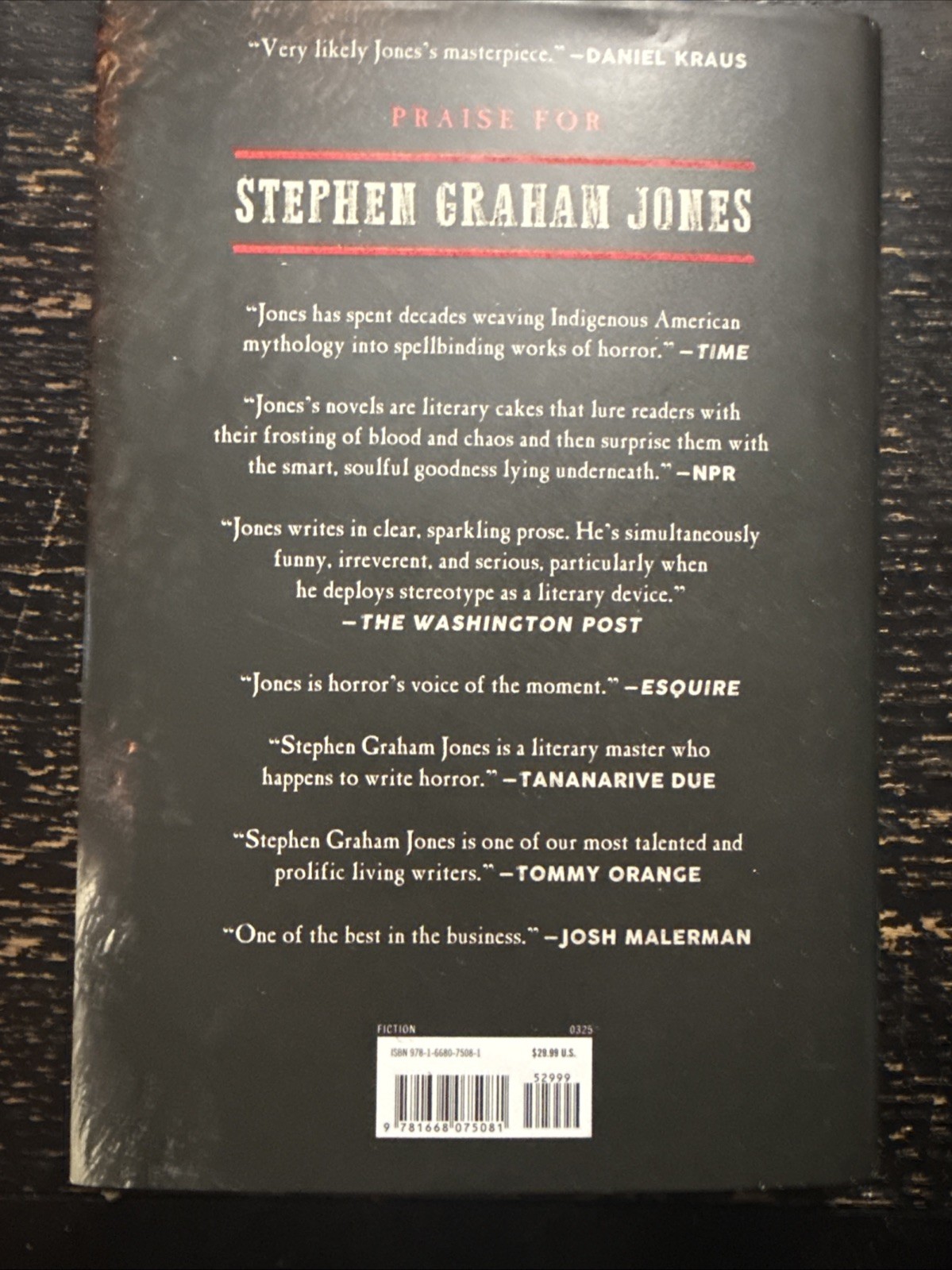 The Buffalo Hunter Hunter First Edition HCDJ Stephen Graham Jones