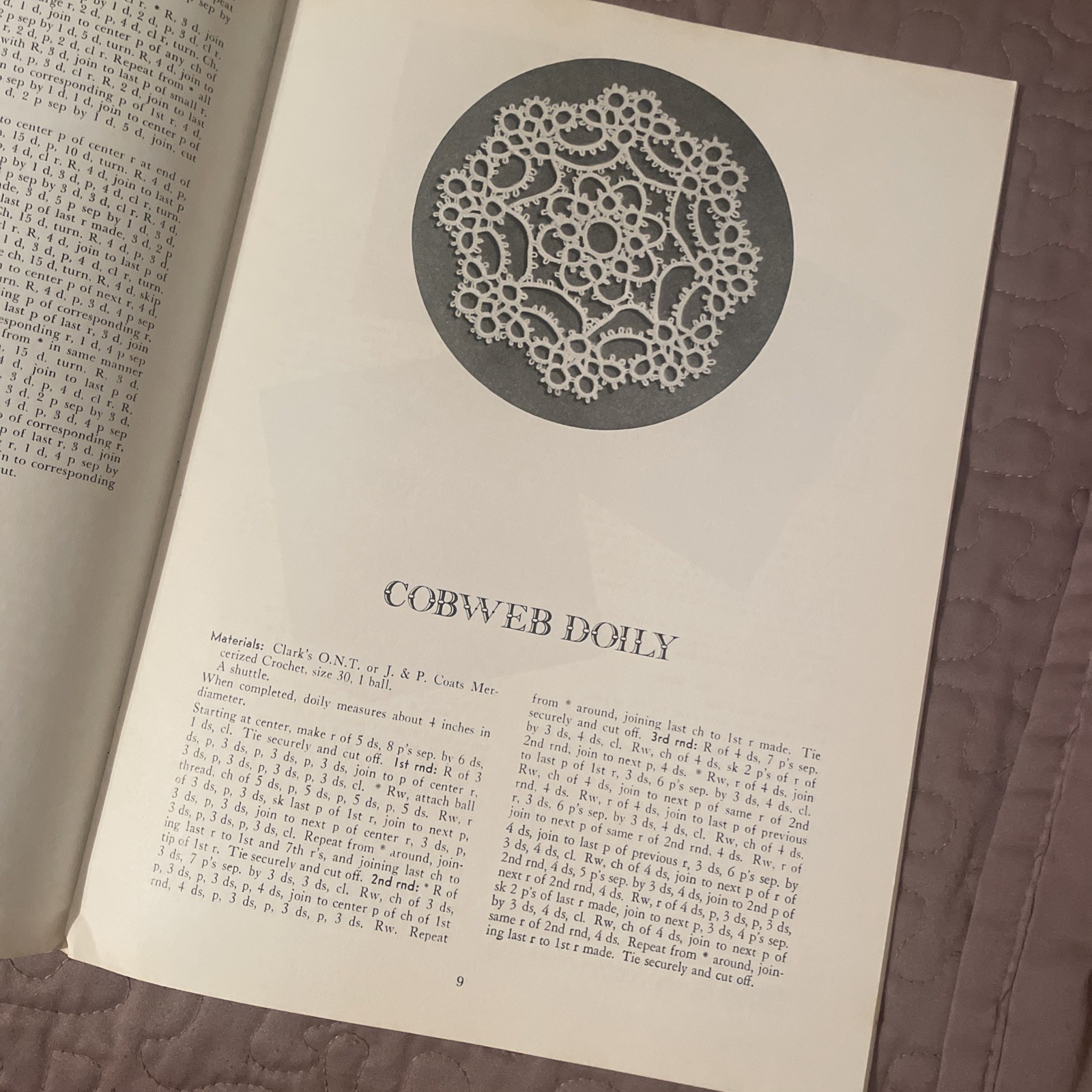 Rita Weiss Tatting Doilies & Edgings Thread Weaving Lace Yarn Work