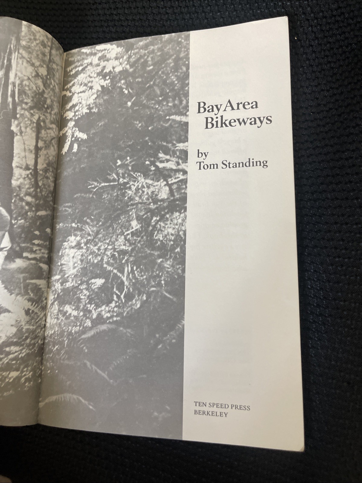 Bay Area Bikeways By Tom Standing 1972 Ten Speed Press