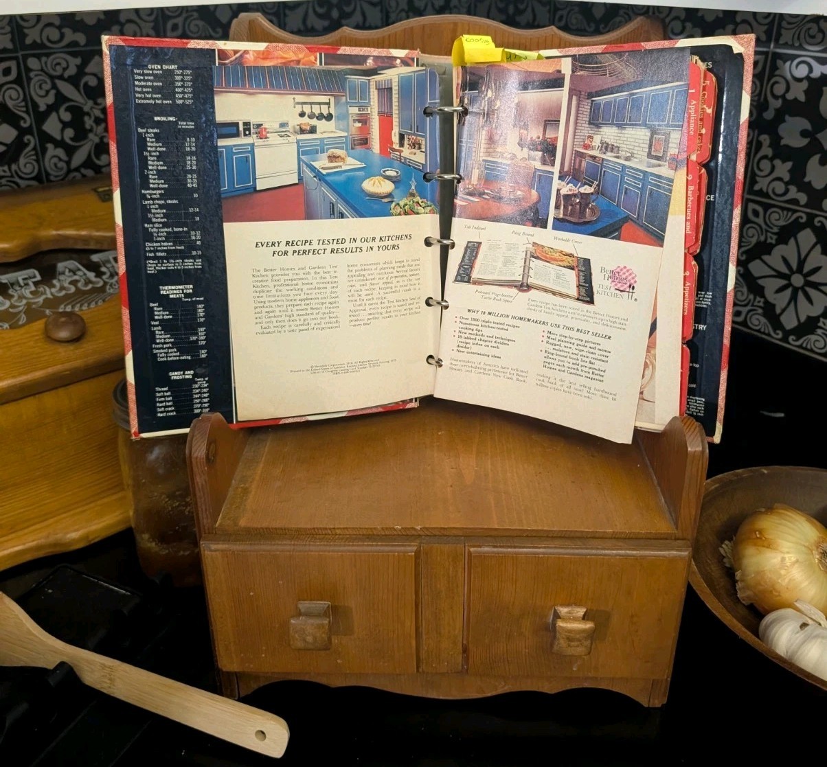 Better Homes And Gardens “New Cook Book” Vintage 5 Ring Binder 1976 Well Loved