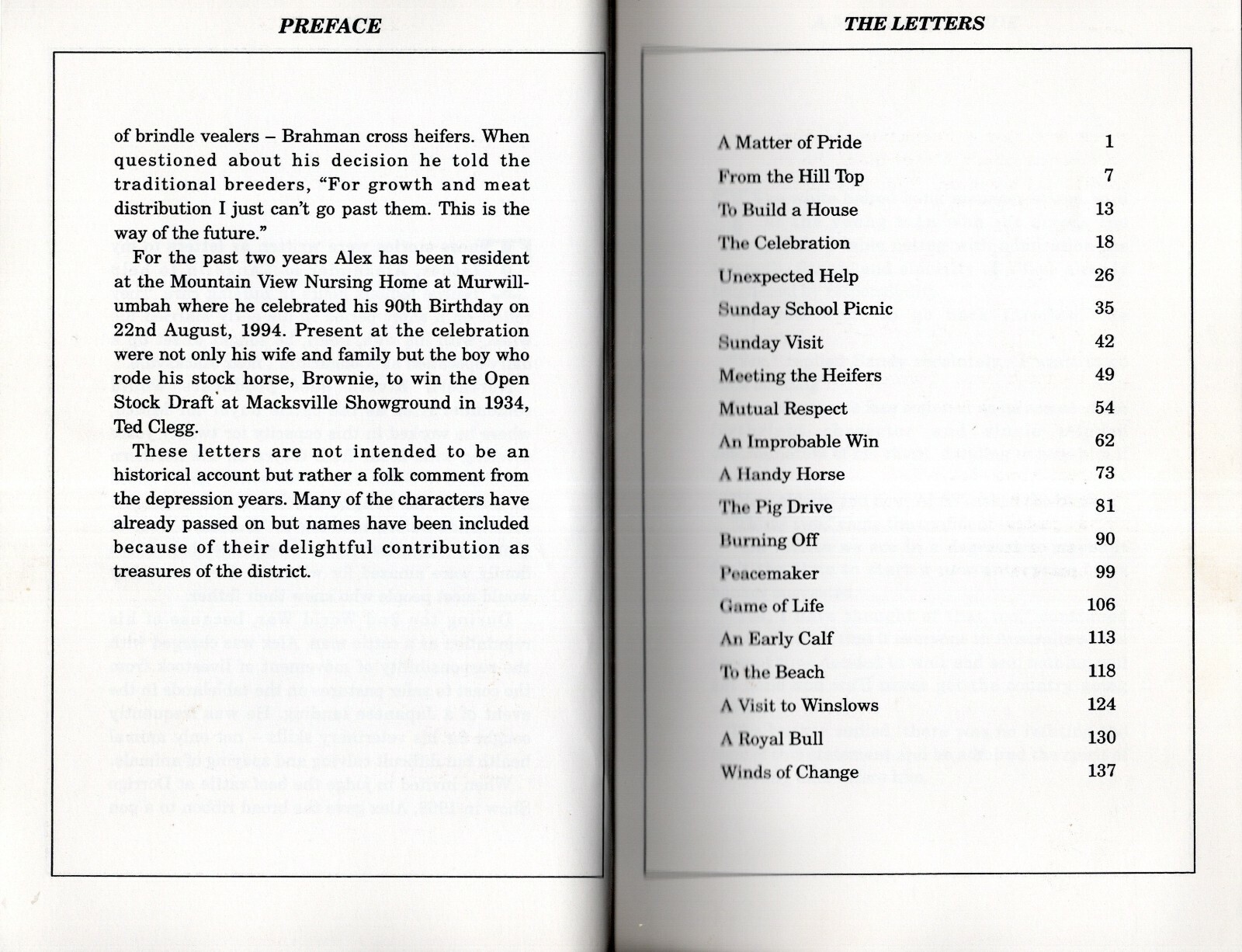 147 pages of Shared Reminiscences LETTERS TO MY elderly FATHER from ISABEL TUCK