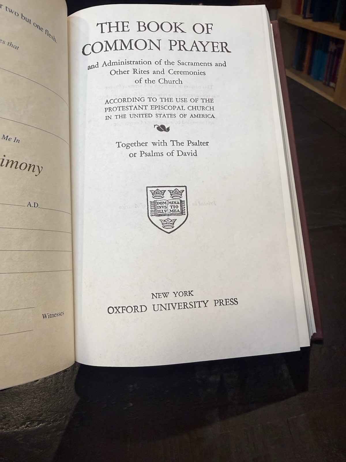 The Book of Common Prayer Reformed Episcopal Church Burgundy Hardcover Nice