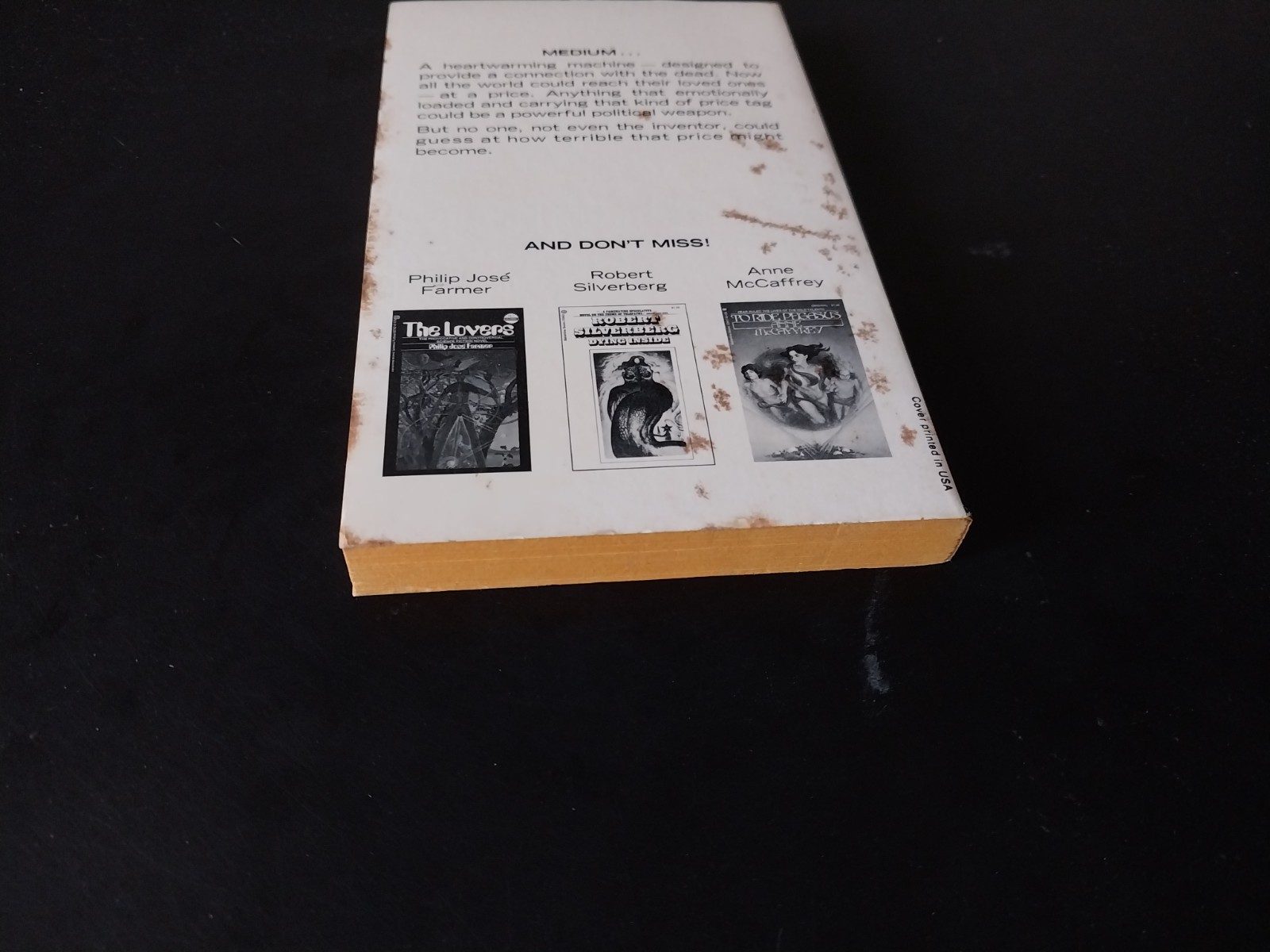 Philip Jose Farmer – Traitor to the Living – Ballantine First Printing 1973