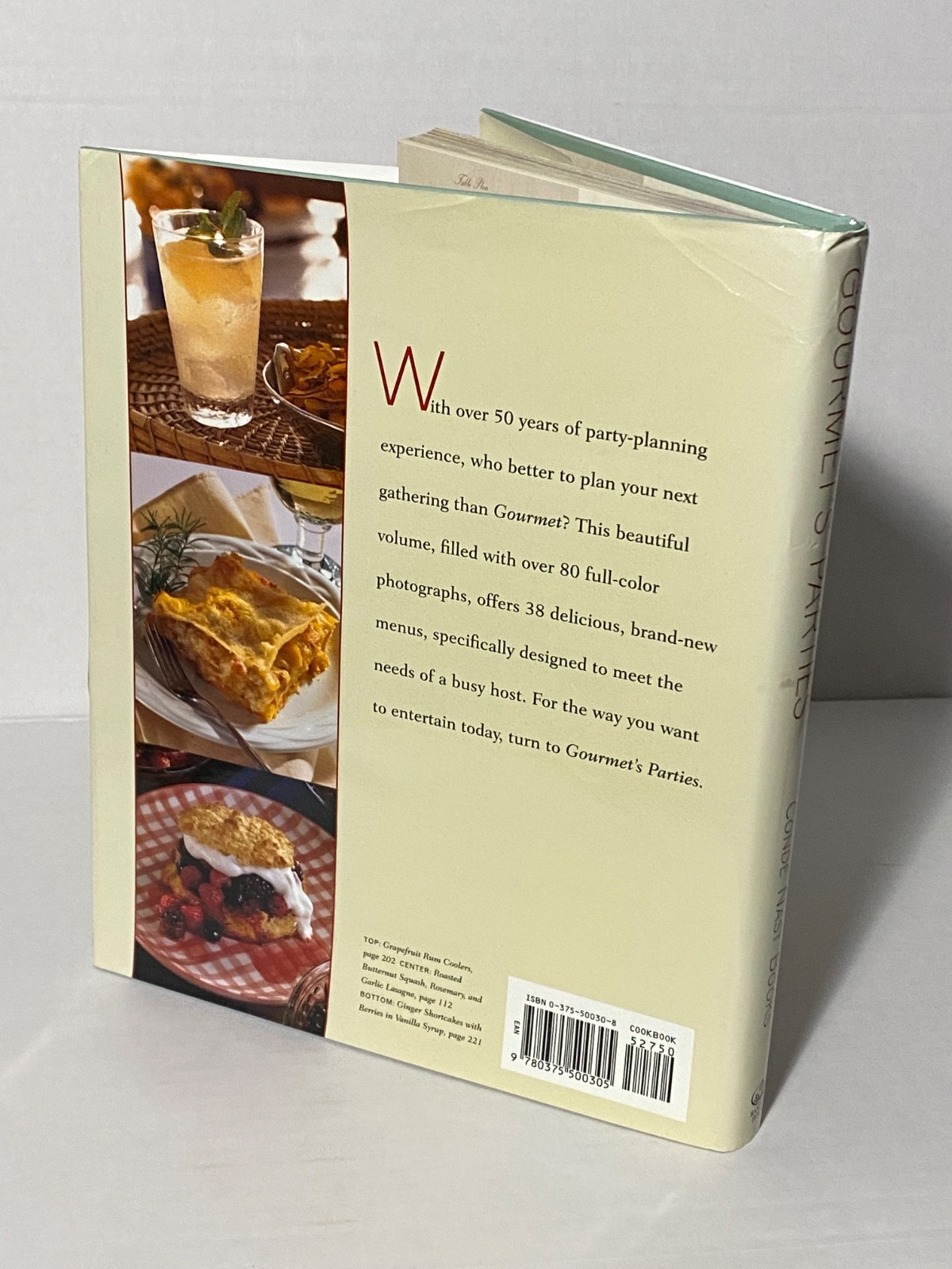 Gourmet’s Parties | From the Editor’s of Gourmet | 1997 HC/DJ |