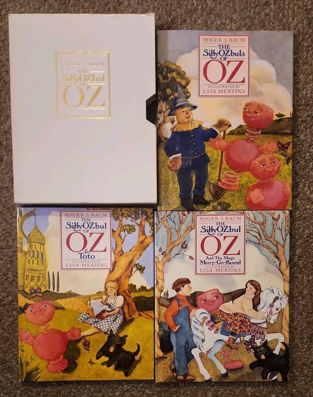 THE SILLY OZBUL OF OZ: A TRILOGY By Roger S. Baum – 3 SIGNED VOLUMES