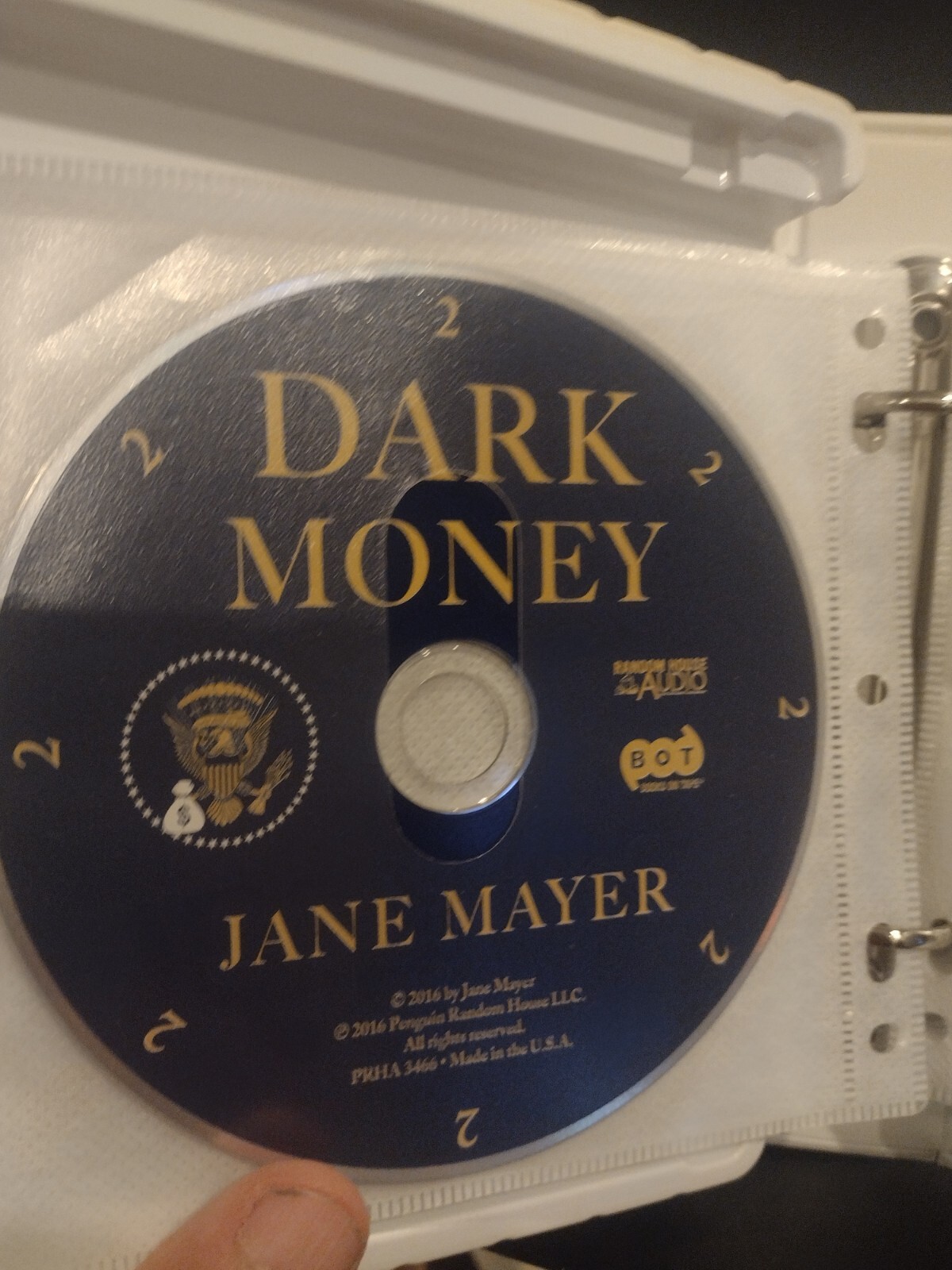 Dark Money The Hidden History of the Billionaires Jane Mayer Book On 14 CD’s VG