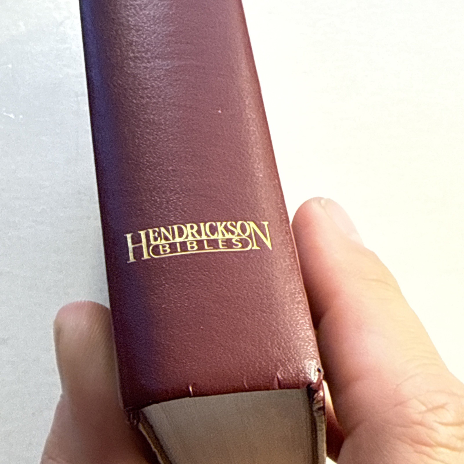 PEW HOLY BIBLE NRSV Hendrickson Hardcover Burgundy Church 1989 Study vintage