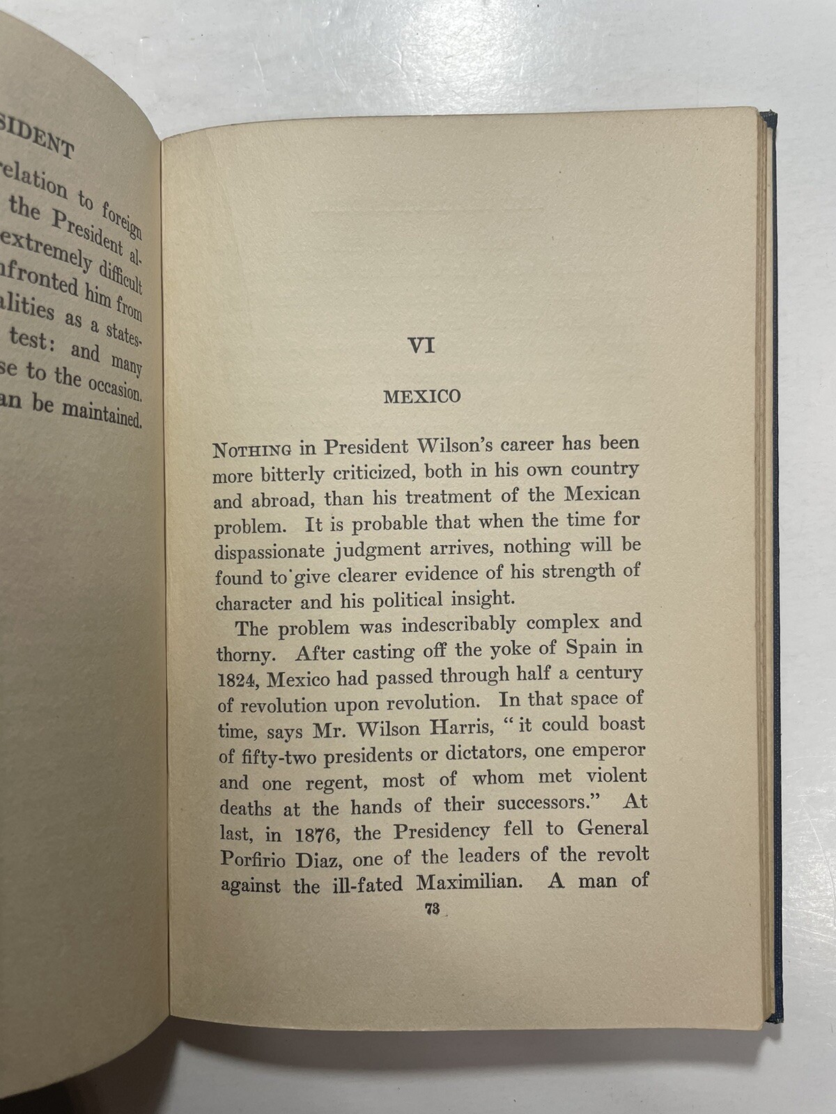 THE PEACE-PRESIDENT A Brief Appreciation William Archer Henry Holt and Company