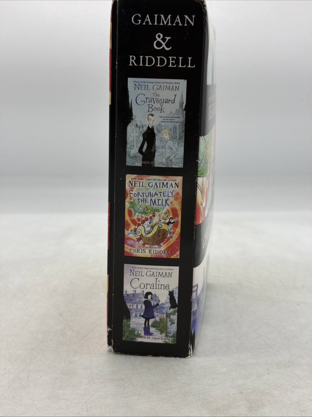 Neil Gaiman/Chris Riddell 3-Book Box – Paperback, by Gaiman Neil – GOOD