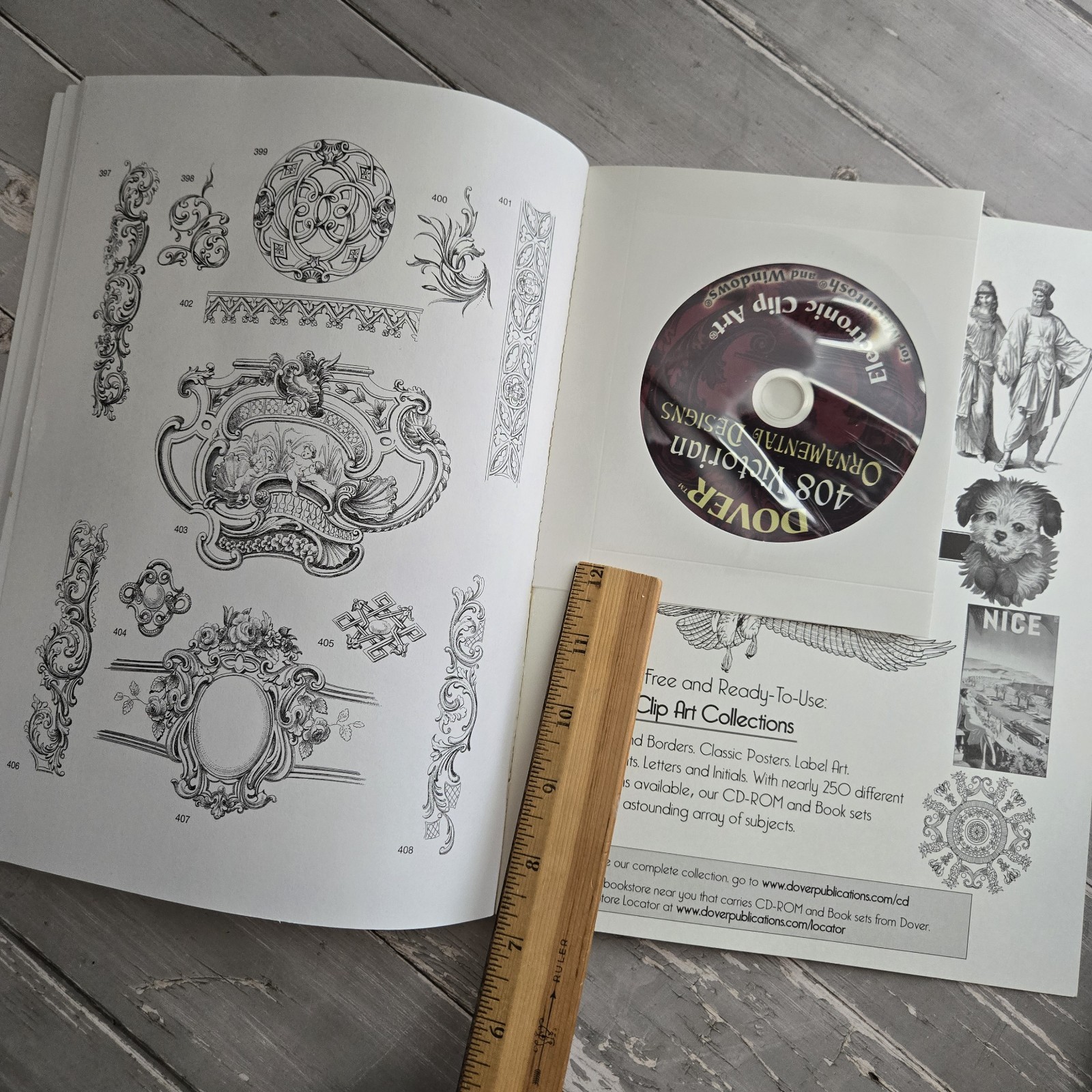 408 Victorian Ornamental Designs [w/ CDROM] by Dover