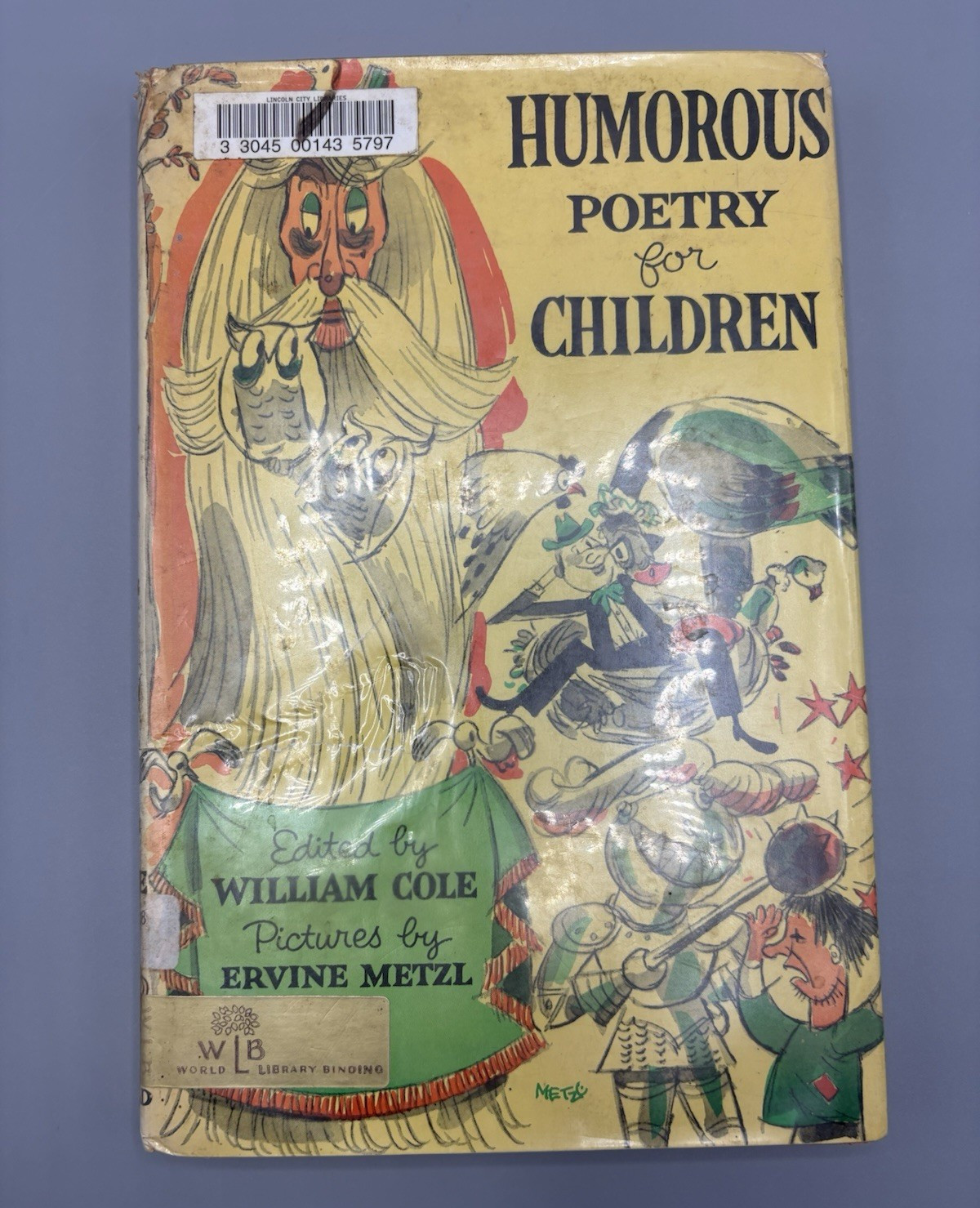 Humorous Poetry for Children Hardcover -Library Edition