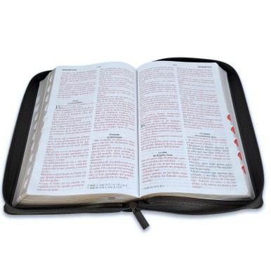 Biblia con Cierre Letra Super Gigante Manual 19 puntos RV1960 mokka con indice