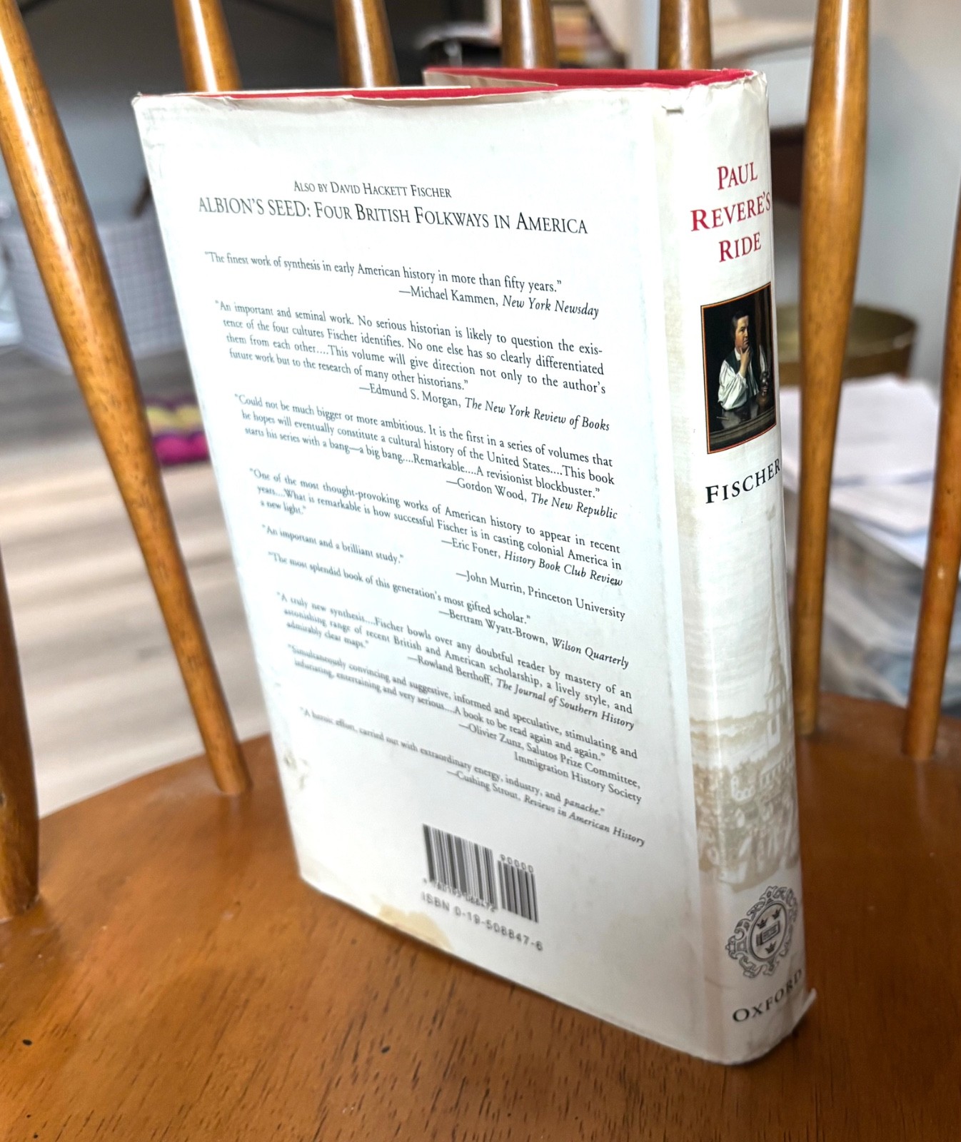 Paul Revere’s Ride – David Hackett Fischer – 1994 Oxford Hardcover w/ DJ