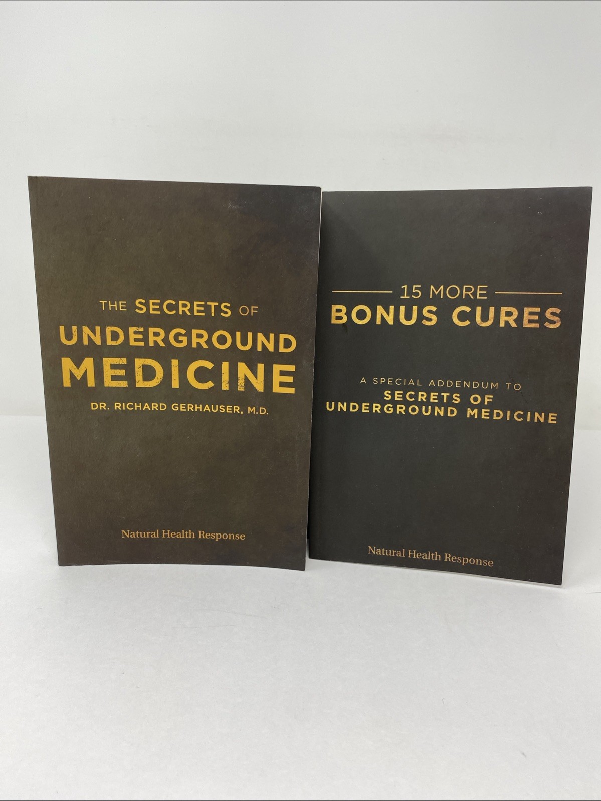 Secrets of Underground Medicine + 15 Bonus Cures 2‑Book Set Richard Gerhauser