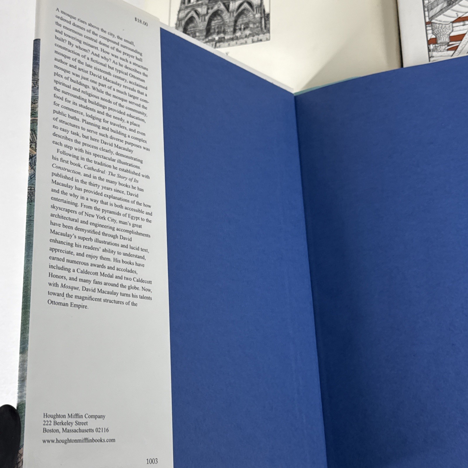 David Macaulay Architecture Book Lot 6 City Cathedral Mosque Castle SIGNED 1st