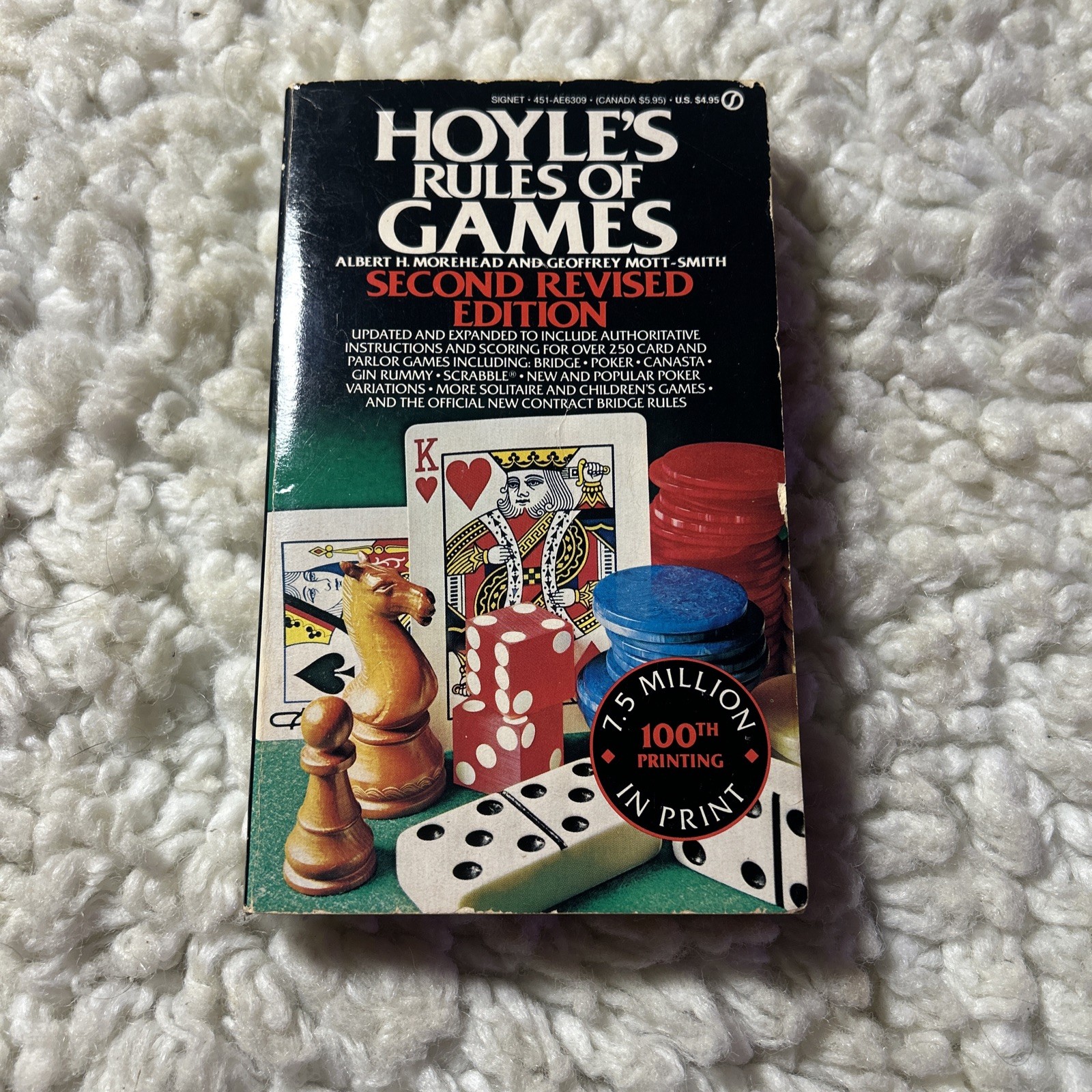 Hoyle’s Rules of Games: Second Revised Edition BAD COND. ROUGH/NEEDS LOVE