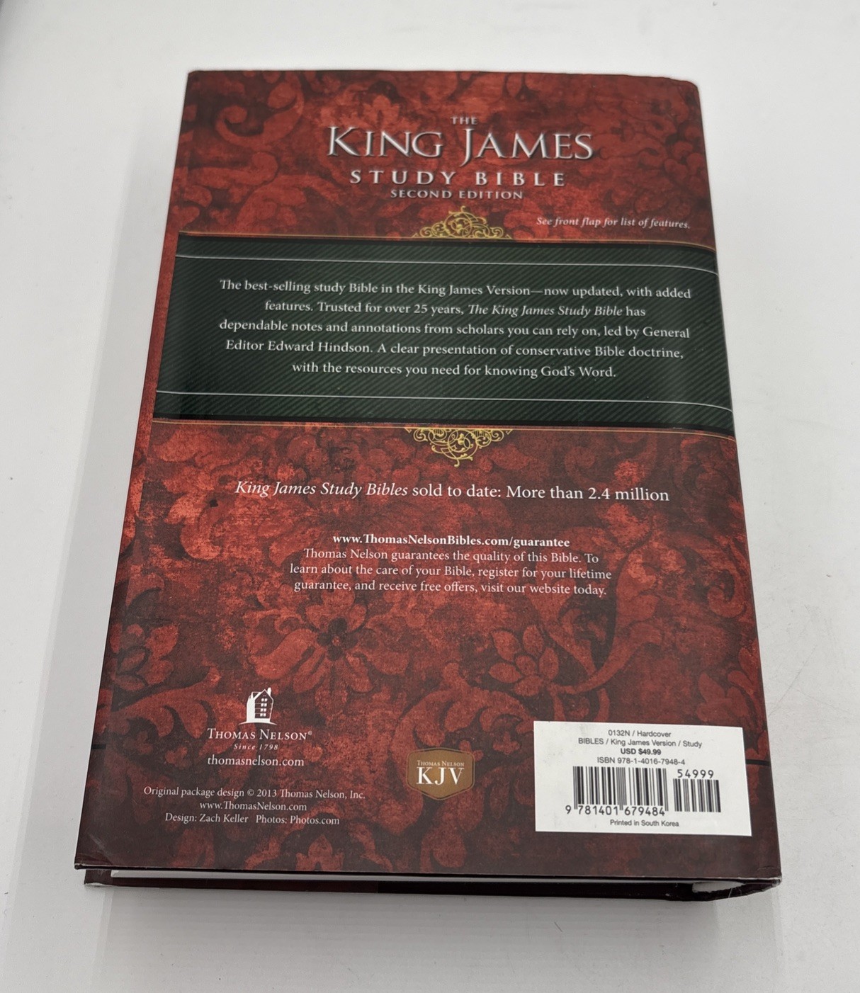 The King James Study Bible 2nd Edition Hardcover