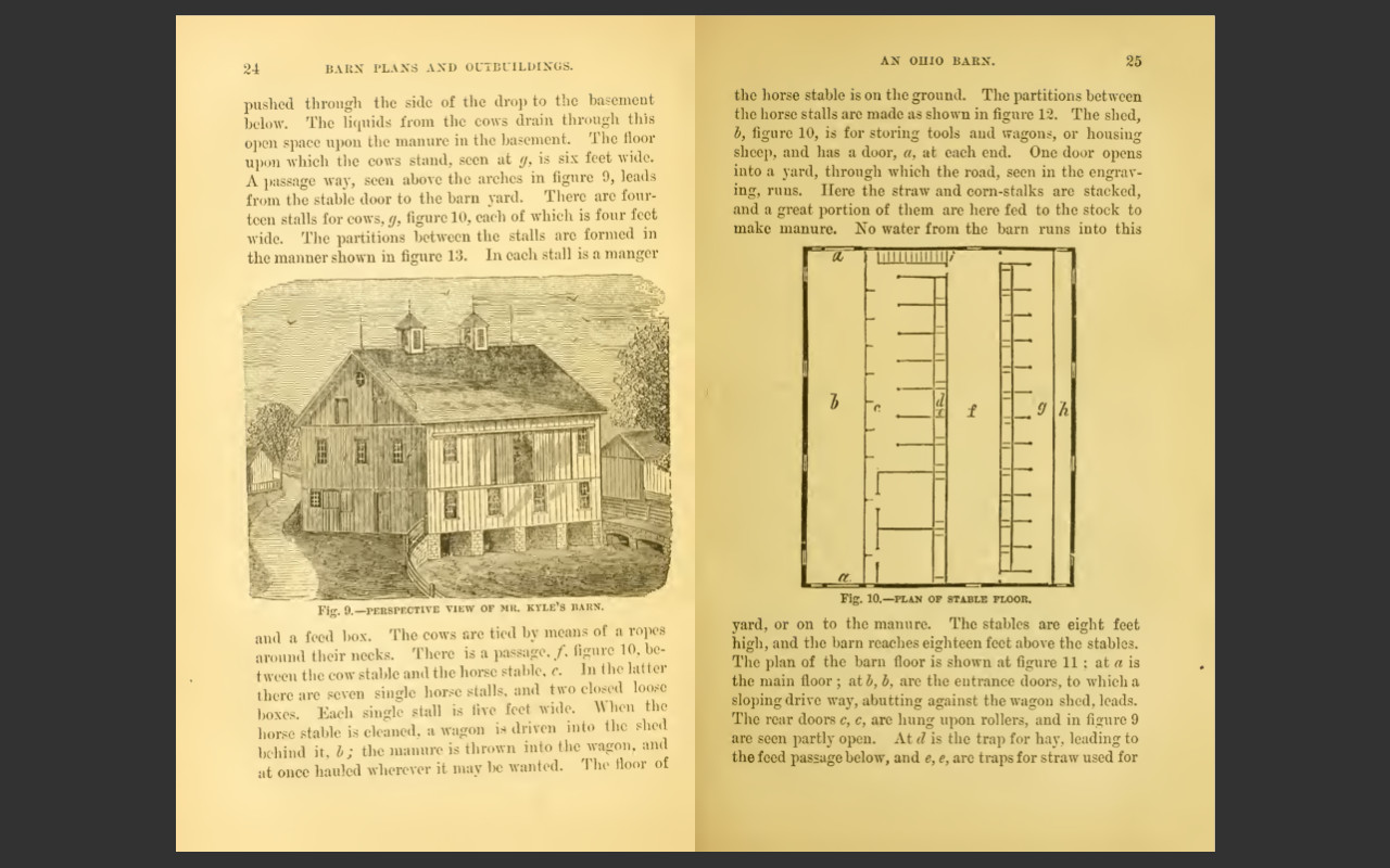 Barn Plans and Outbuildings: 257 Illustrations (1881 Edition) PDF E-Book CD-ROM