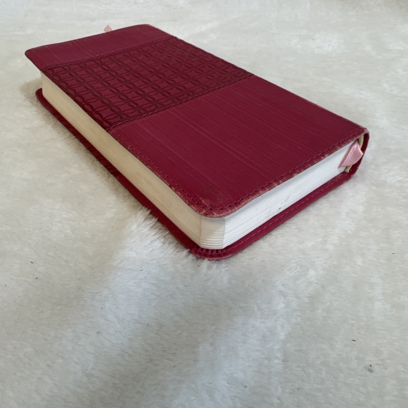 Barbour Holy Bible King James Version Pink Faux Leather KJV 9781616265229