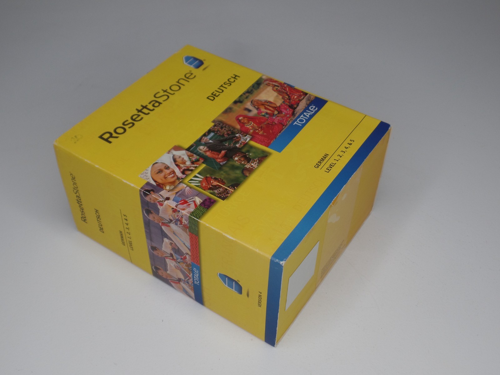 Rosetta Stone German Deutsch Level 1,2,3,4,5 Disc Set with Headphones New Unused