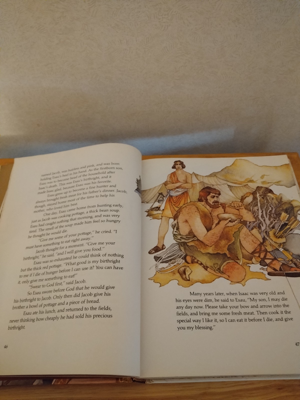 Bible Stories For Children 1980 Hardcover Book Geoffrey Horn & Arthur Cavanaugh
