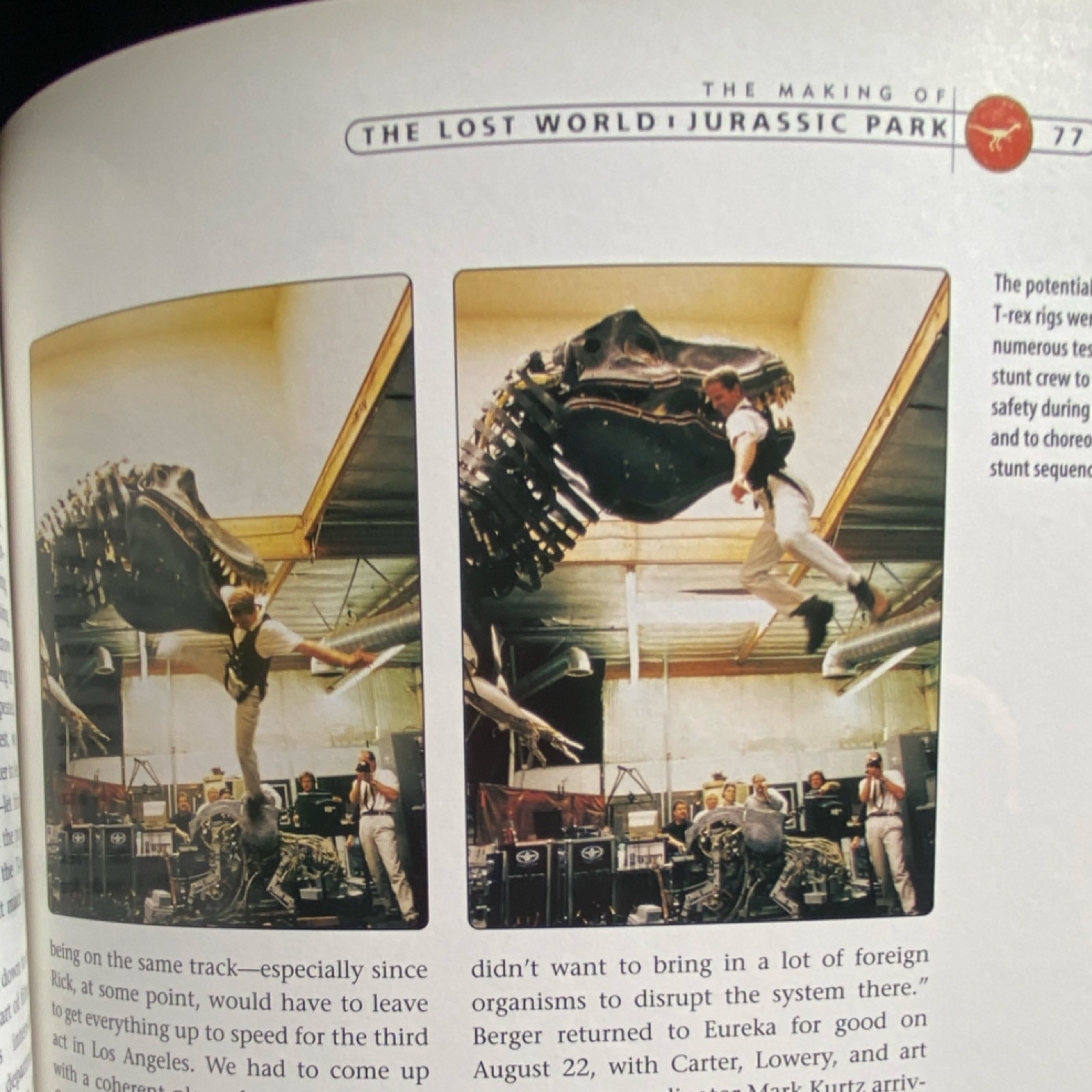The Making of The Lost World Jurassic Park by Jody Duncan Jesser 1997 PB