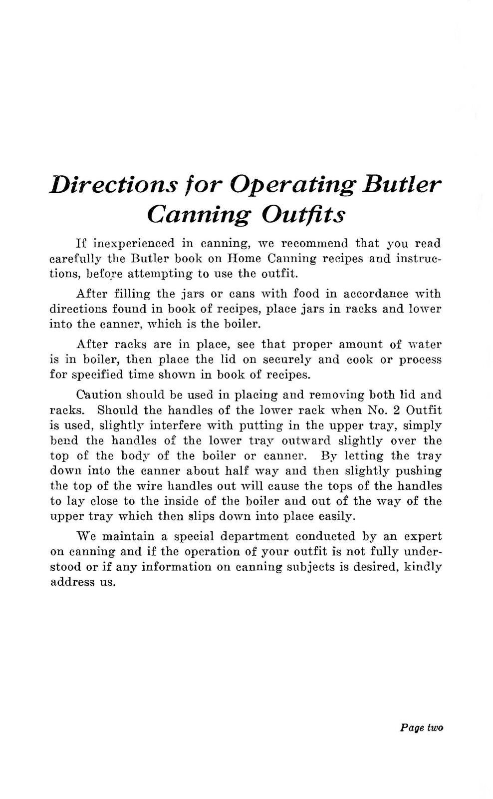 Home Canning Recipes & Instructions 1917 (16 Pages)