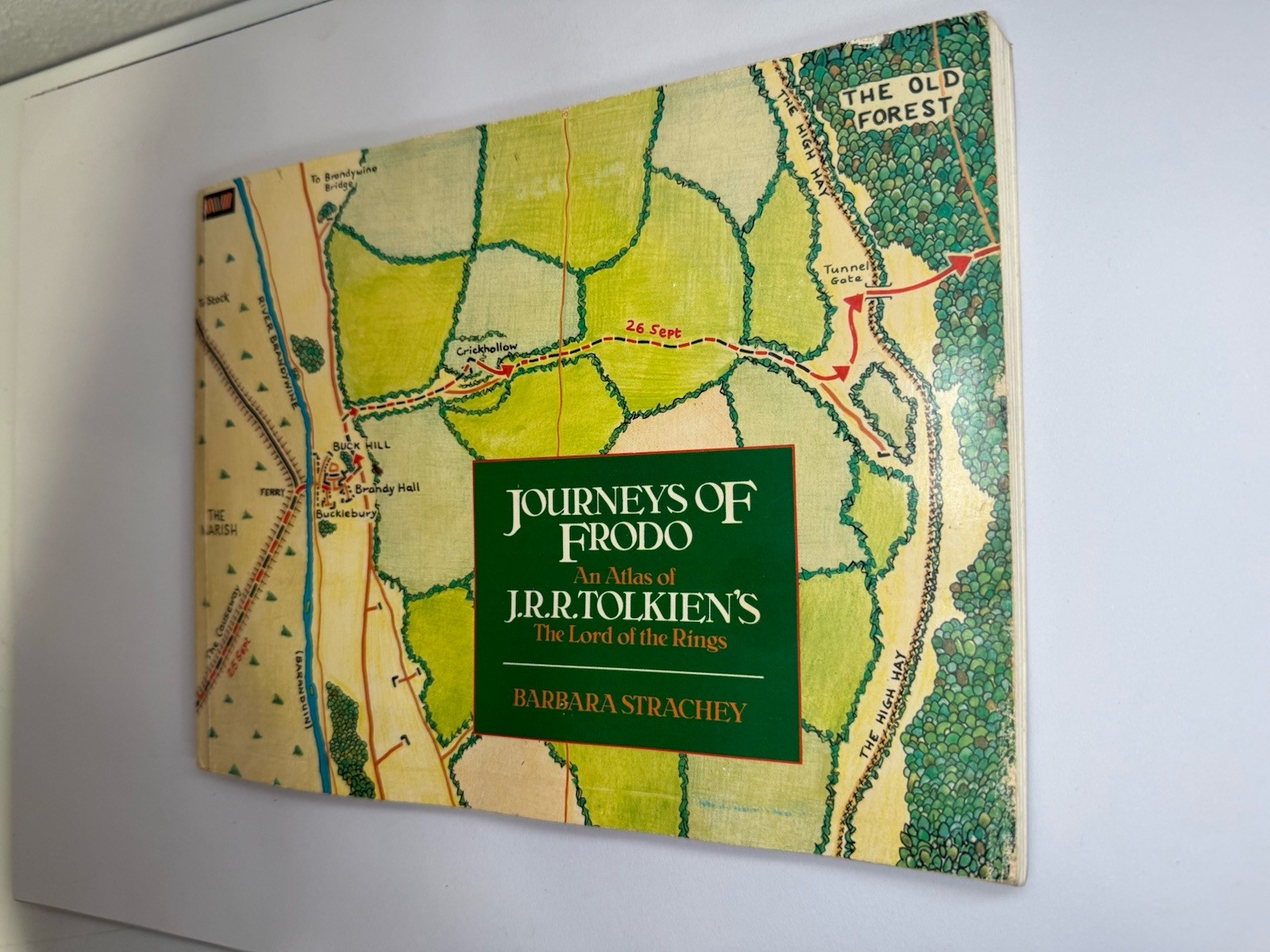 Journeys of Frodo Atlas J.R.R. Tolkien Lord of the Rings Barbara Strachey 1985
