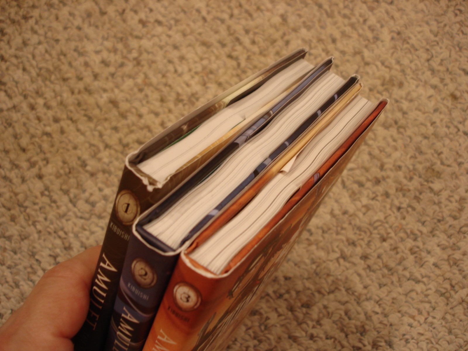 Amulet Kazu Kibuishi lot 3 hardcovers Book One Two Three 2008-2010