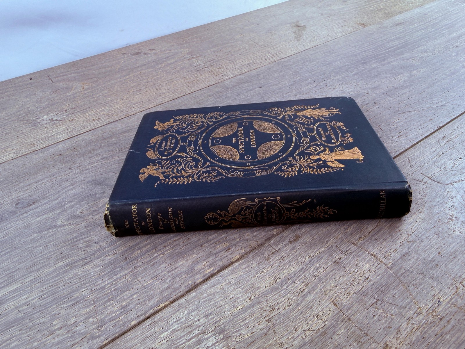 Vintage 1896 The Spectator In London Addison & Steele Macmillan HC 1st Ed