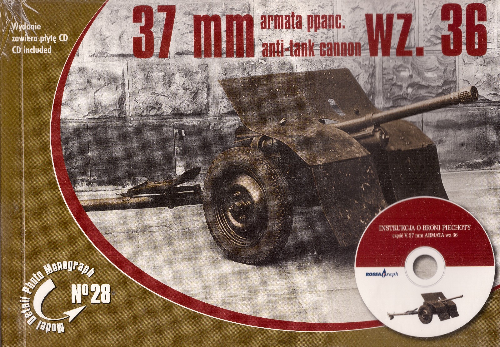 37mm wz. 36 book with CD