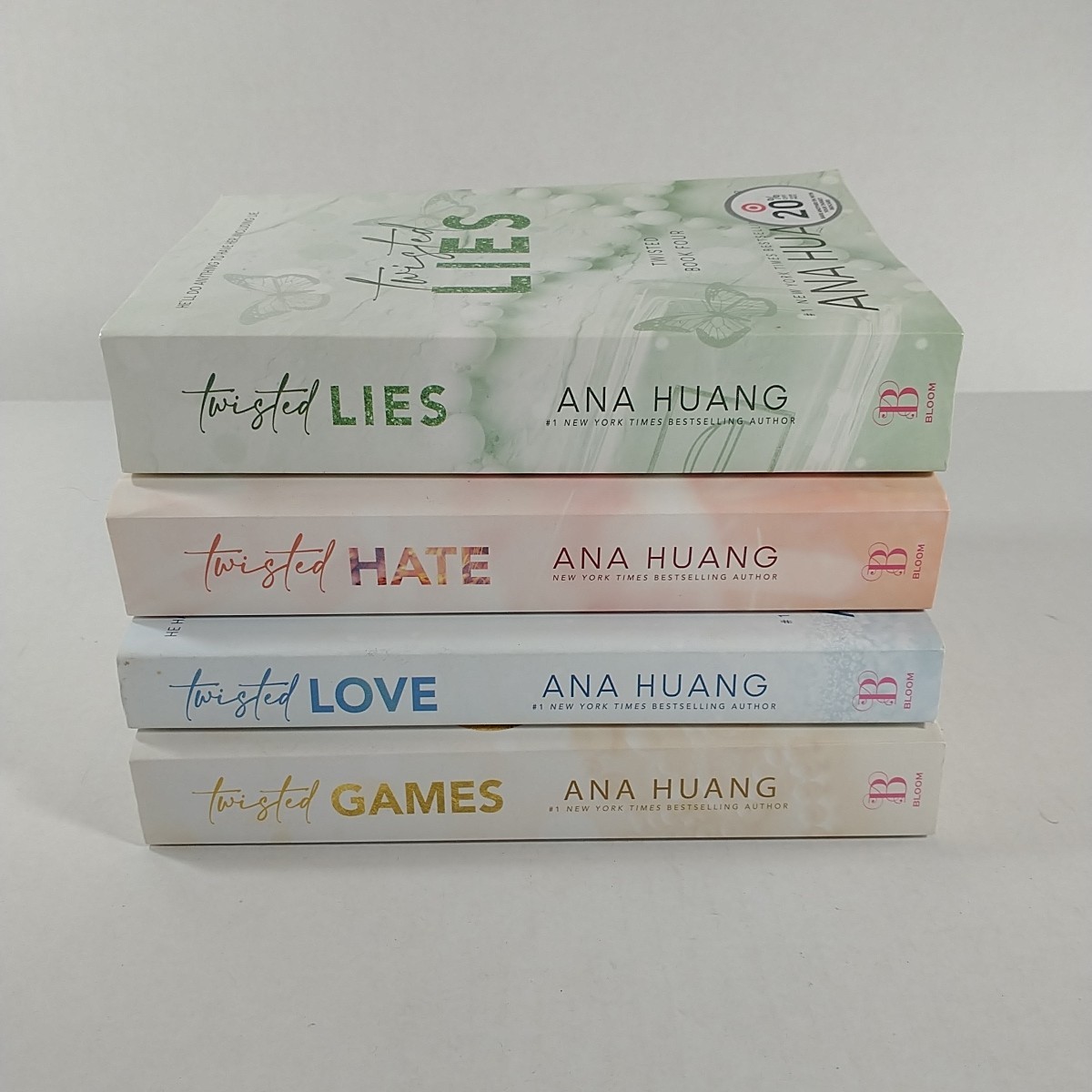 Twisted Series by Ana Huang – 4-Book Set ( Love, Games, Hate, Lies ) Used