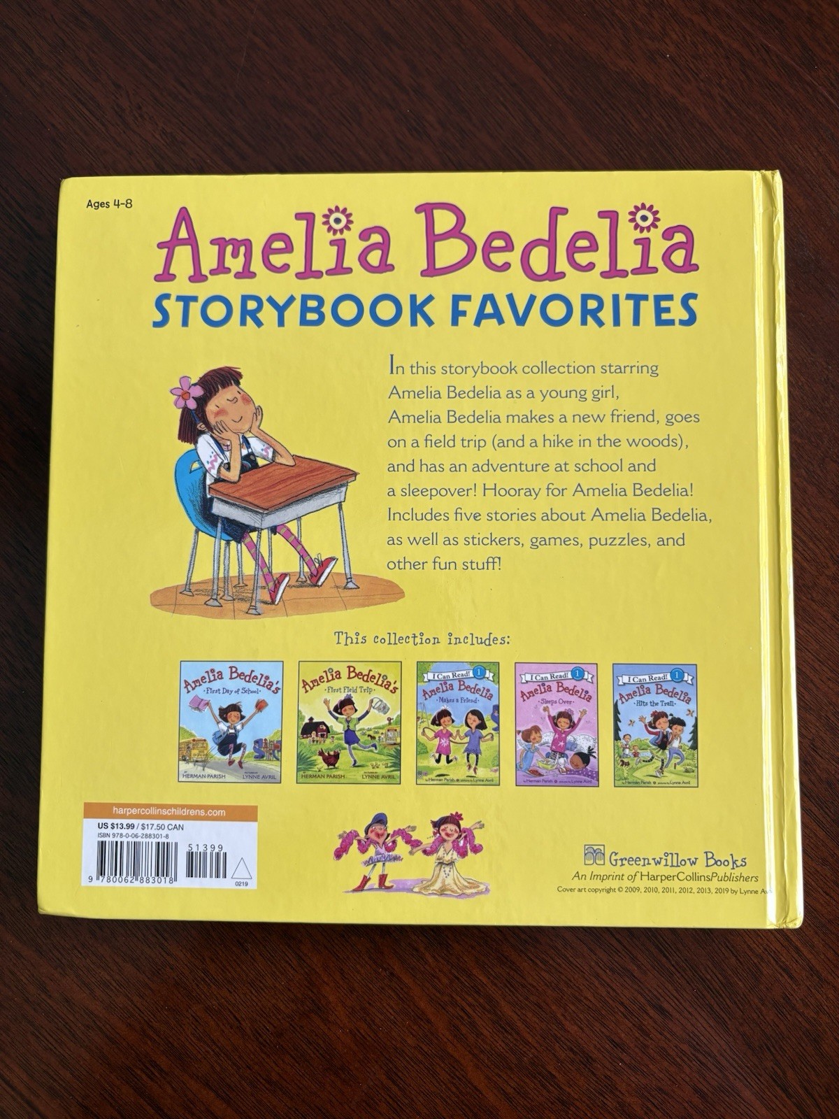 Amelia Bedelia Storybook Favorites HC by Herman Parish, Stickers